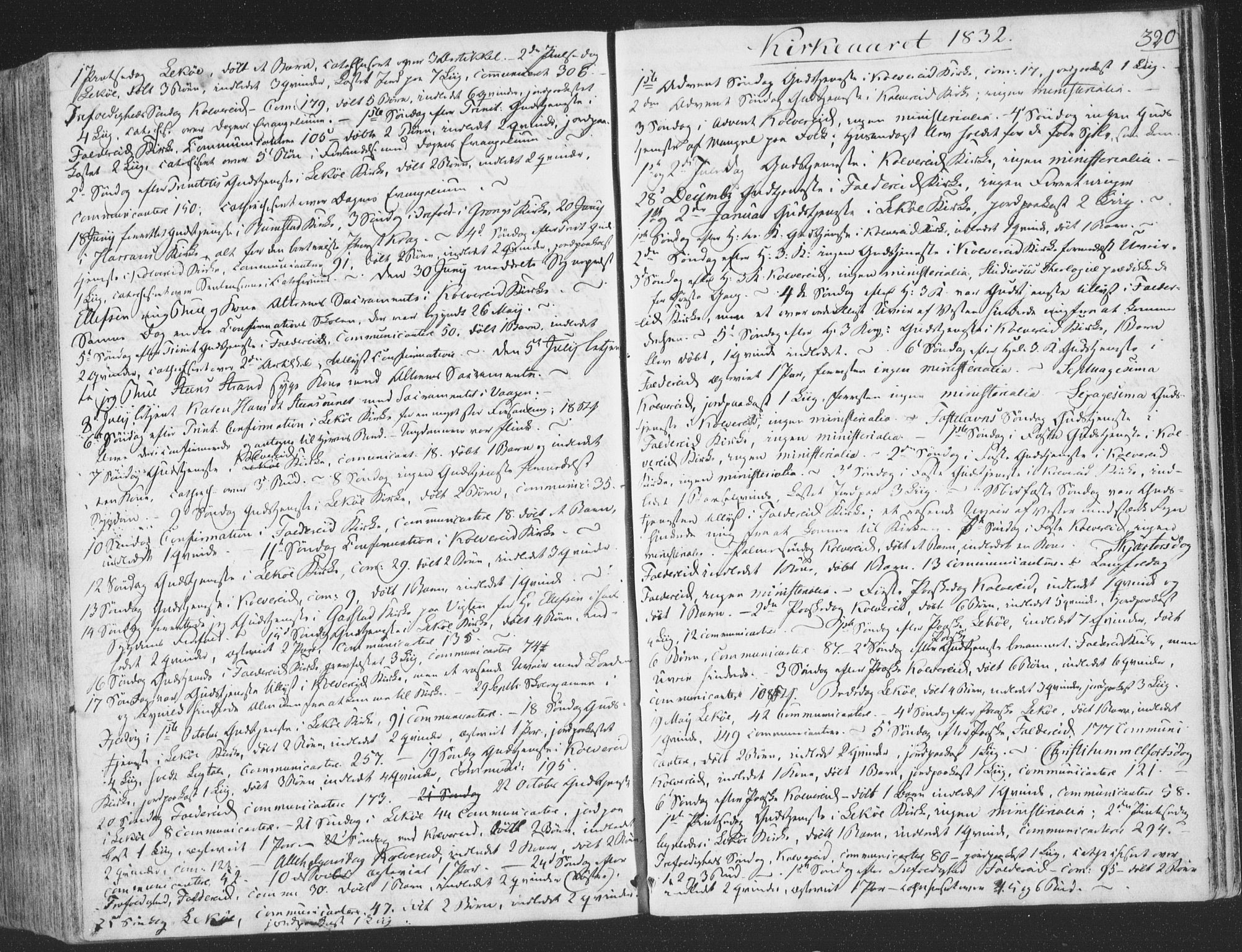 Ministerialprotokoller, klokkerbøker og fødselsregistre - Nord-Trøndelag, SAT/A-1458/780/L0639: Parish register (official) no. 780A04, 1830-1844, p. 320