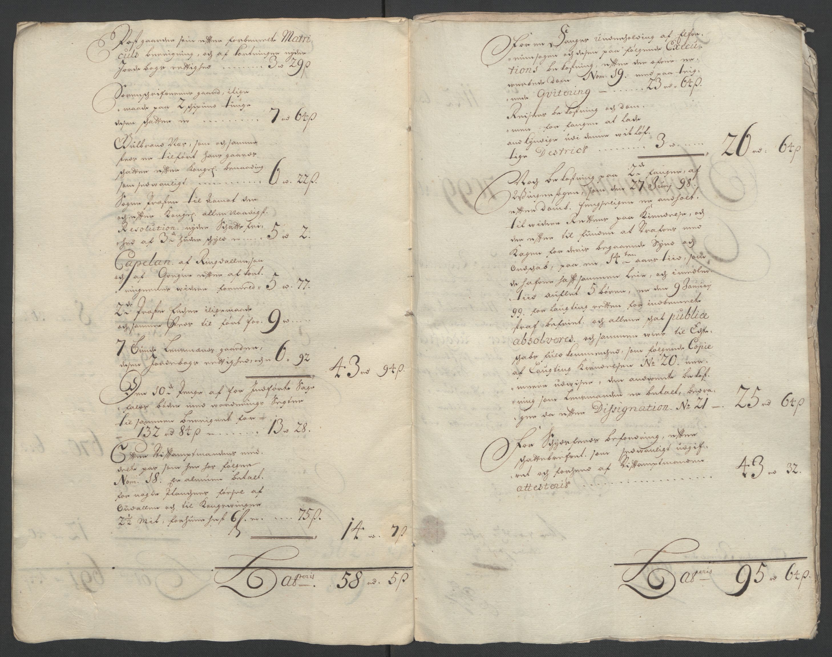 Rentekammeret inntil 1814, Reviderte regnskaper, Fogderegnskap, AV/RA-EA-4092/R13/L0836: Fogderegnskap Solør, Odal og Østerdal, 1698, p. 9