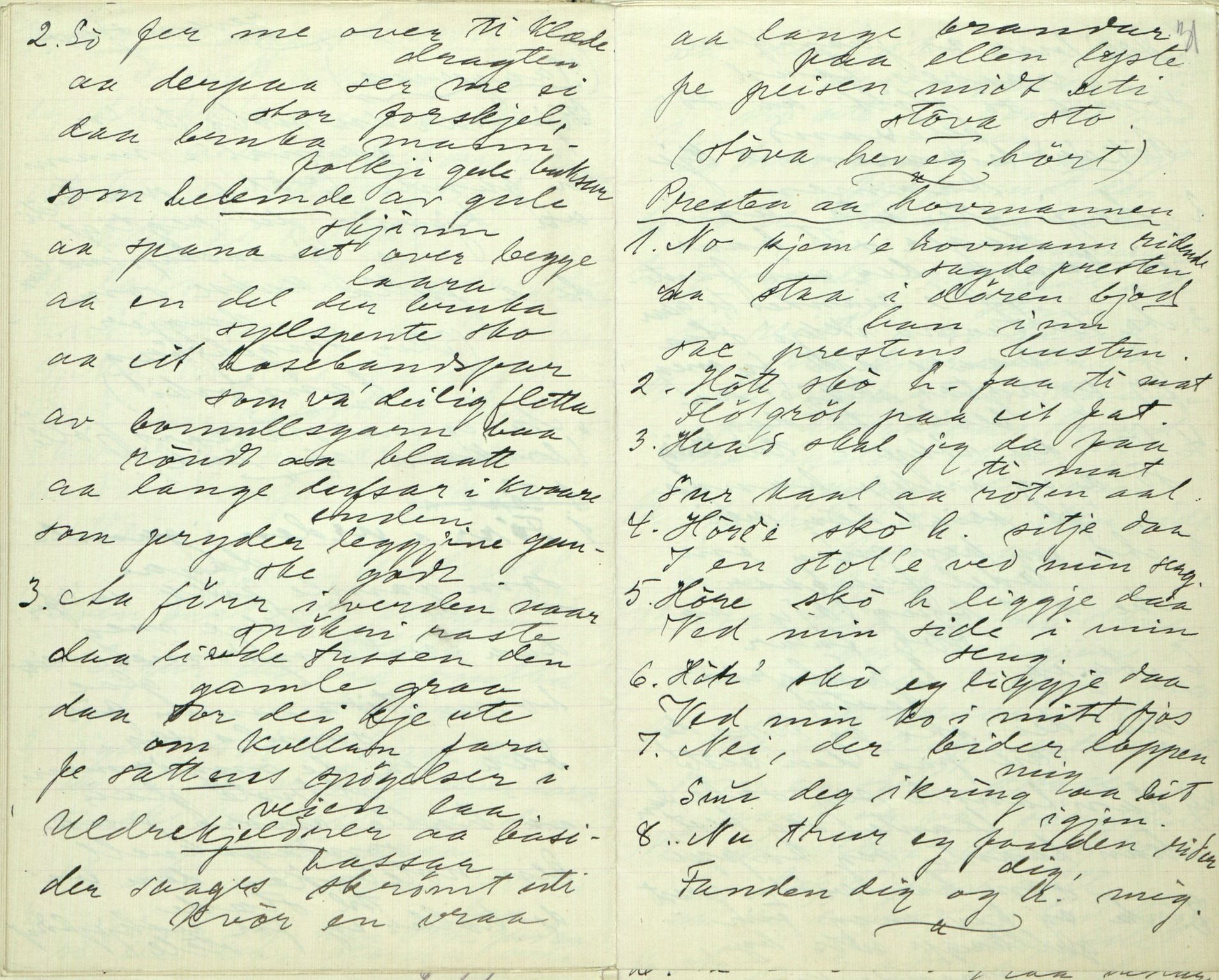 Rikard Berge, TEMU/TGM-A-1003/F/L0005/0010: 160-200 / 169 Frå Mo.Tordiveln og fluga, 5 vers. Pål sine høner, 2 vers, 1911, p. 30-31