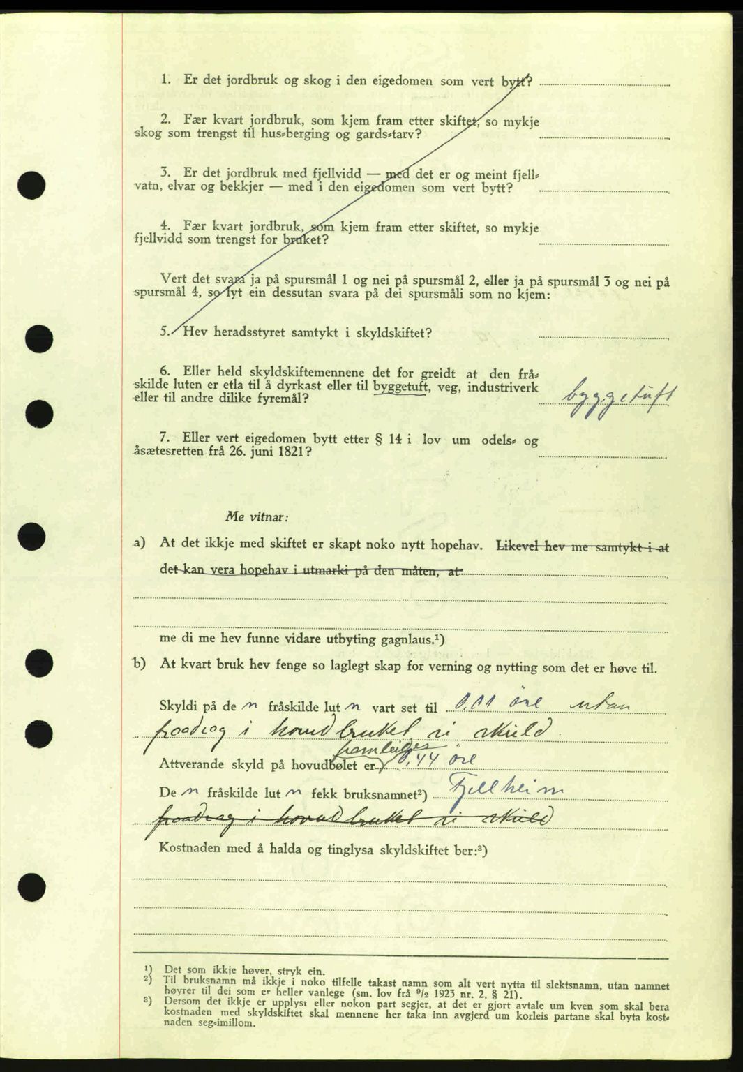 Midhordland sorenskriveri, SAB/A-3001/1/G/Gb/Gbh/L0005: Mortgage book no. A9-10, 1938-1938, Diary no: : 2616/1938