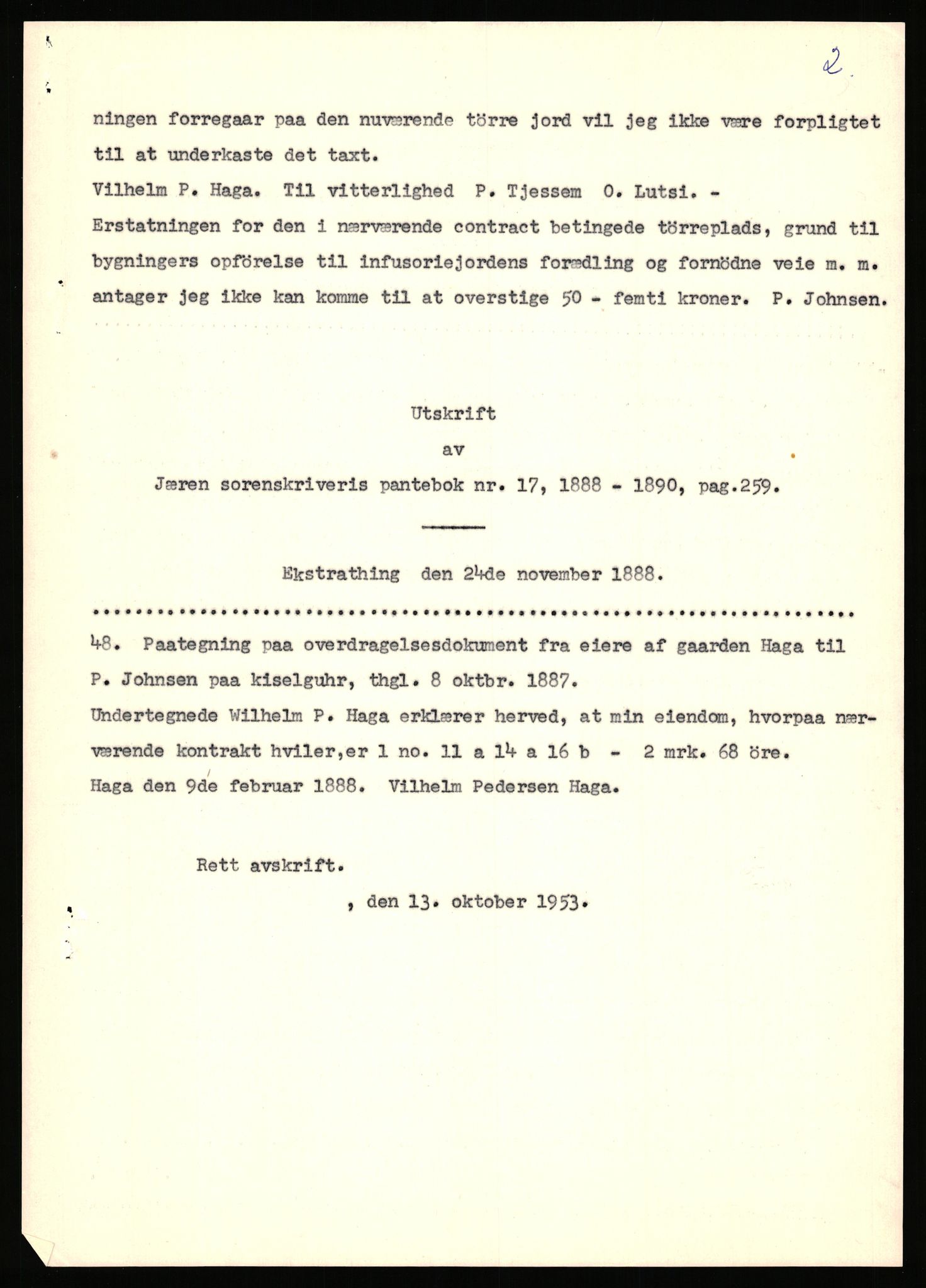 Statsarkivet i Stavanger, SAST/A-101971/03/Y/Yj/L0028: Avskrifter sortert etter gårdsnavn: Gudla - Haga i Håland, 1750-1930, p. 556