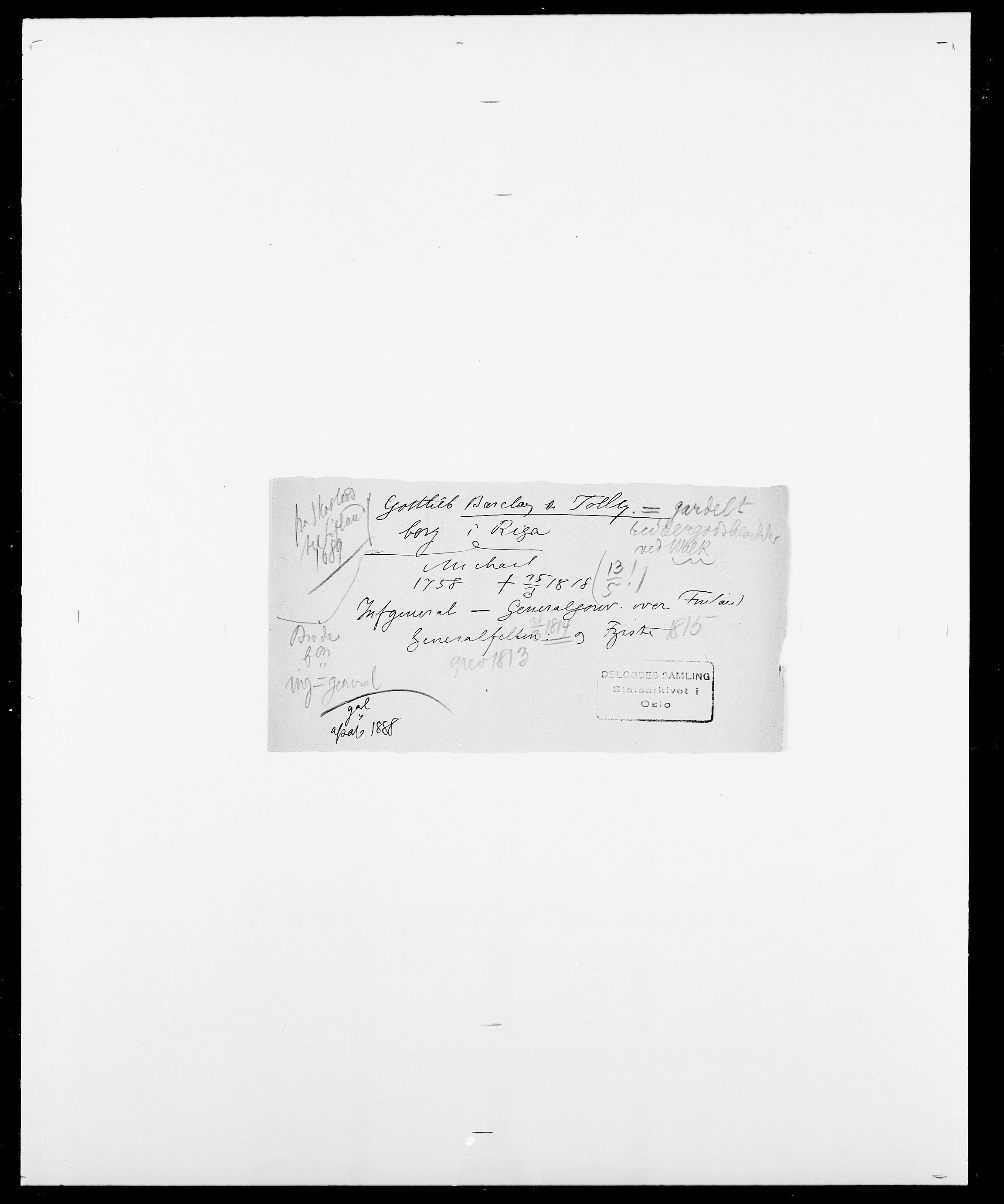 Delgobe, Charles Antoine - samling, AV/SAO-PAO-0038/D/Da/L0003: Barca - Bergen, p. 286