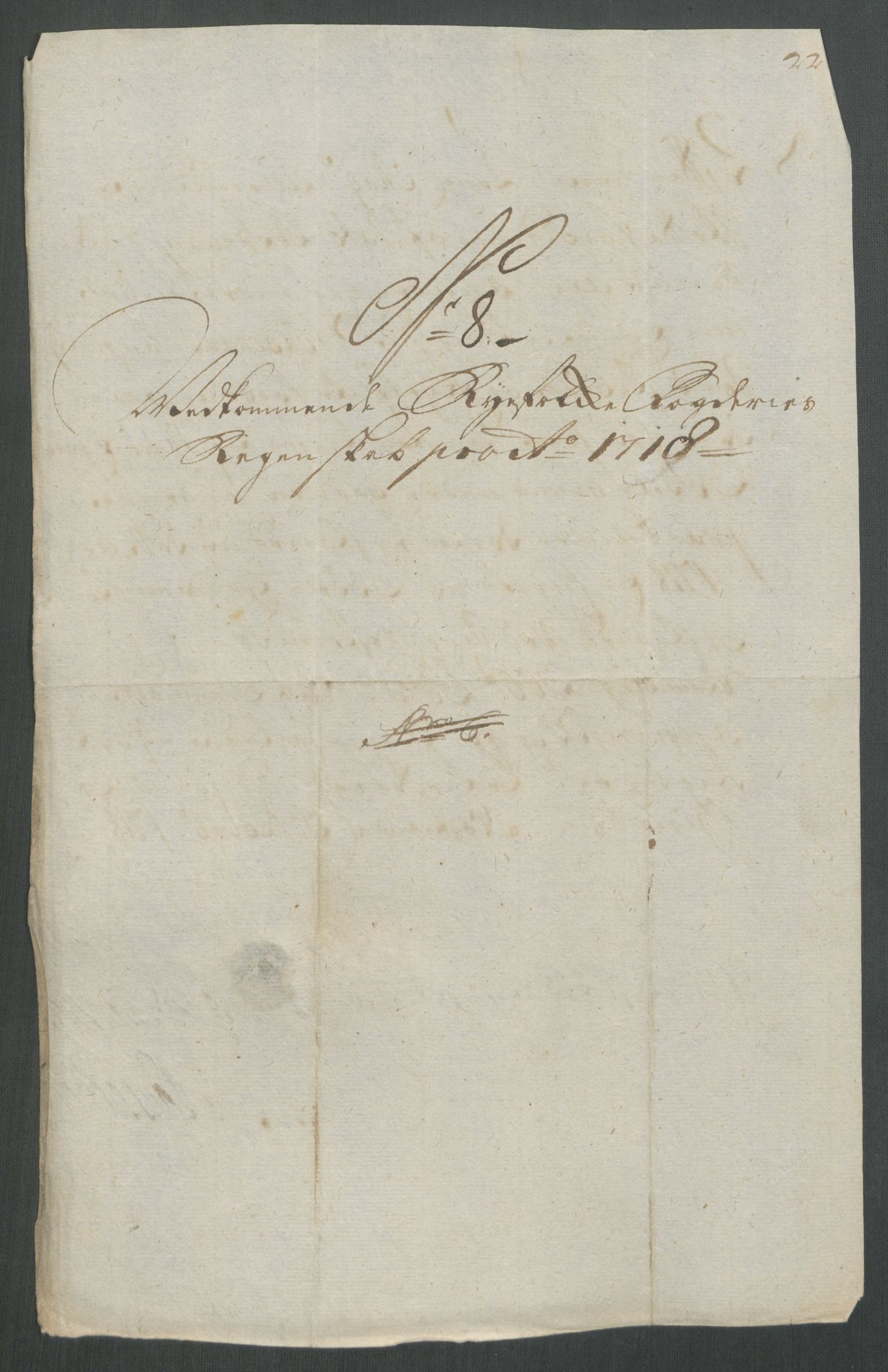 Rentekammeret inntil 1814, Reviderte regnskaper, Fogderegnskap, AV/RA-EA-4092/R47/L2871: Fogderegnskap Ryfylke, 1718, p. 92