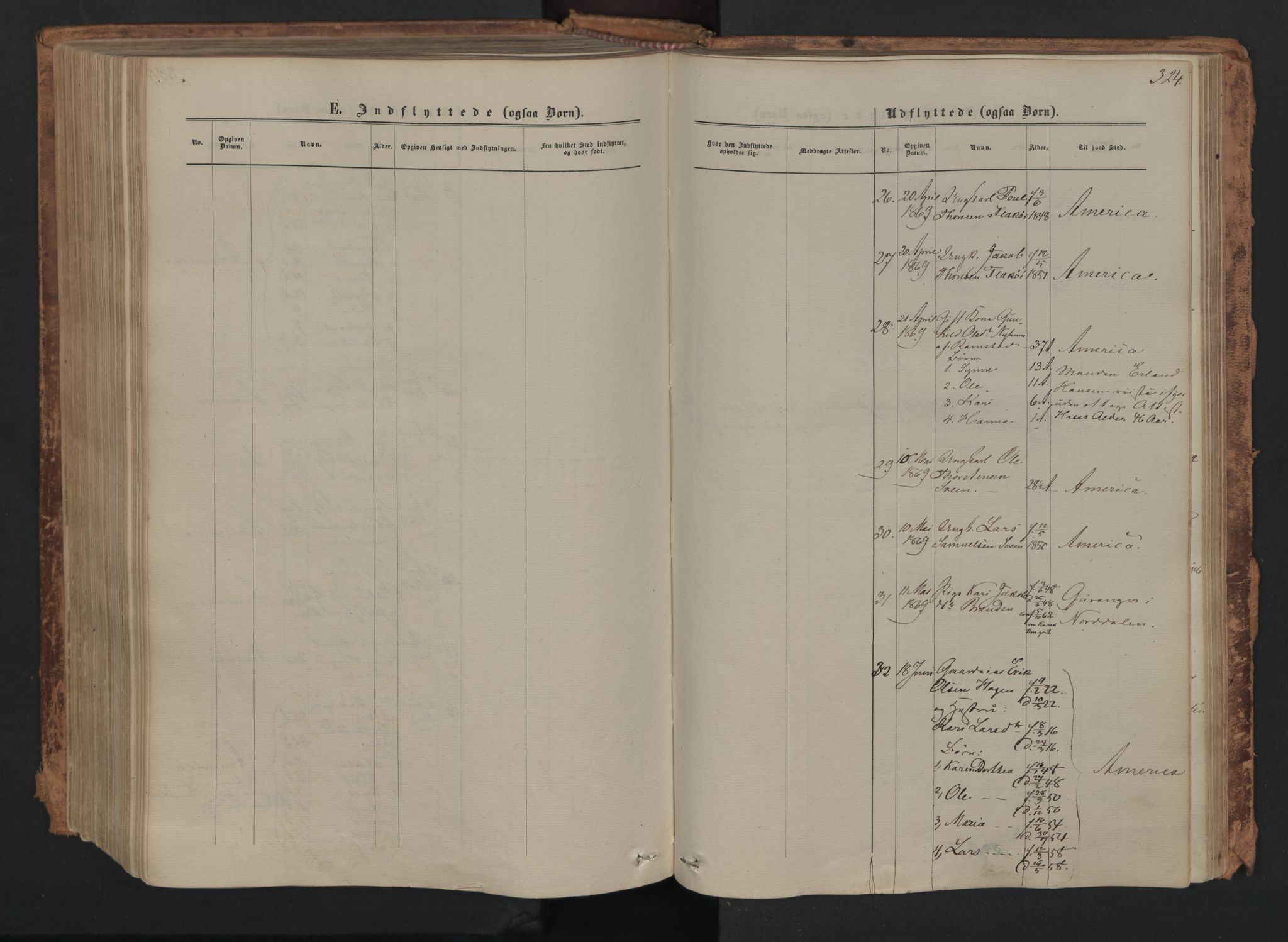 Skjåk prestekontor, SAH/PREST-072/H/Ha/Haa/L0001: Parish register (official) no. 1, 1863-1879, p. 324