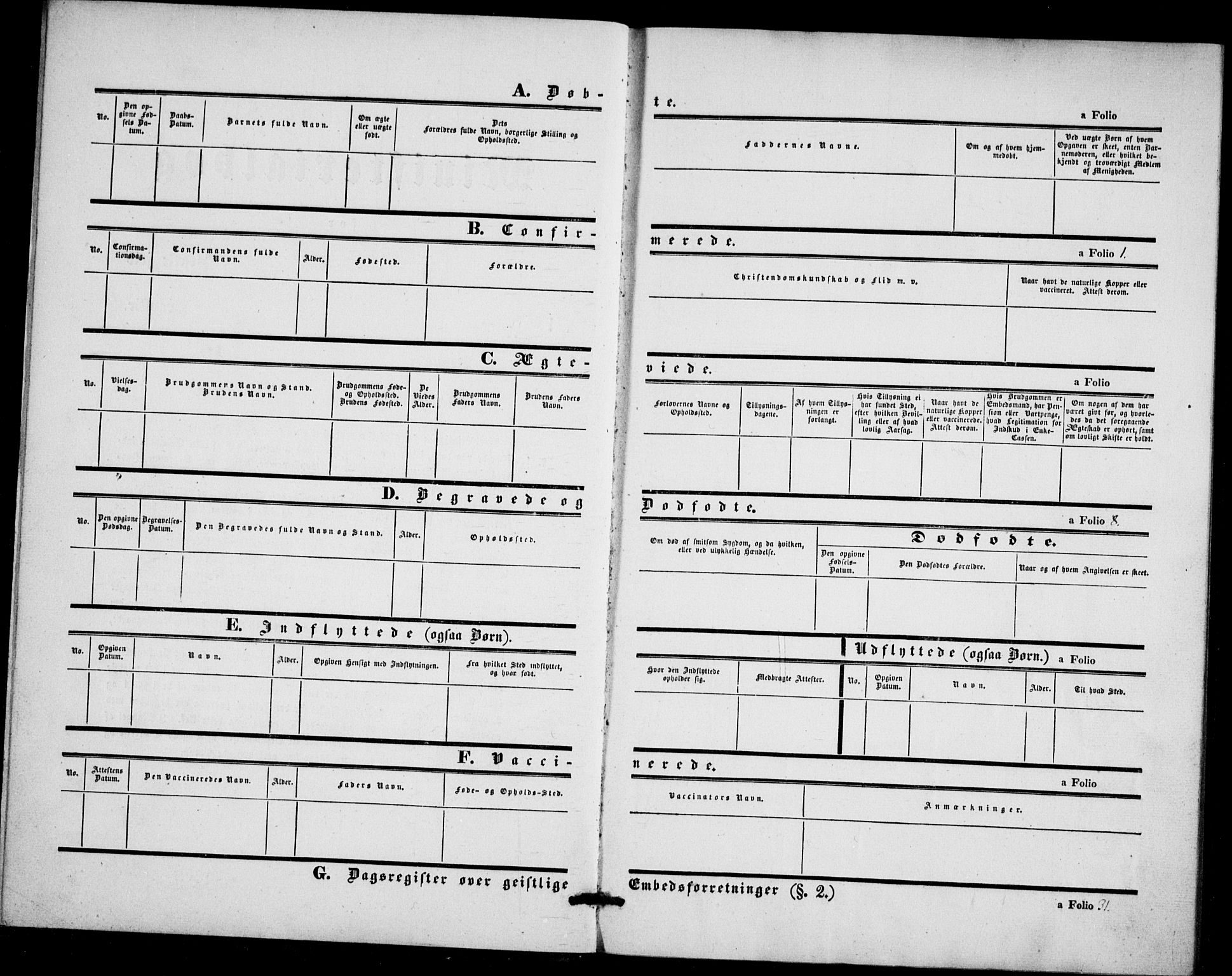 Akershus festnings slaveri Kirkebøker, SAO/A-10841/F/Fa/L0002: Parish register (official) no. 2, 1852-1883