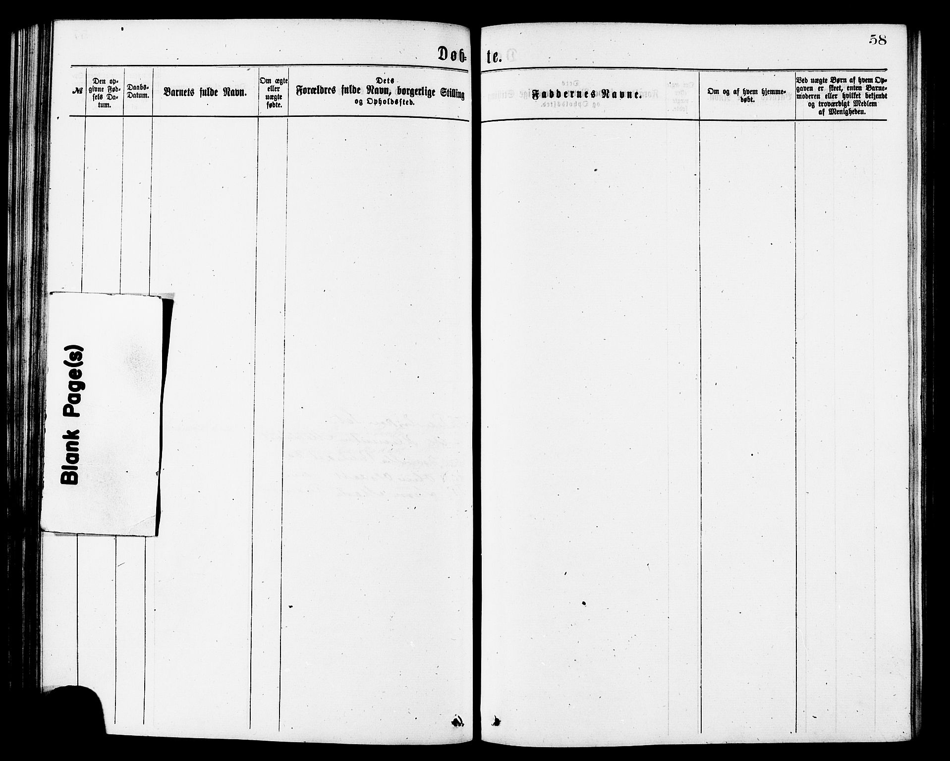 Ministerialprotokoller, klokkerbøker og fødselsregistre - Møre og Romsdal, SAT/A-1454/502/L0024: Parish register (official) no. 502A02, 1873-1884, p. 58