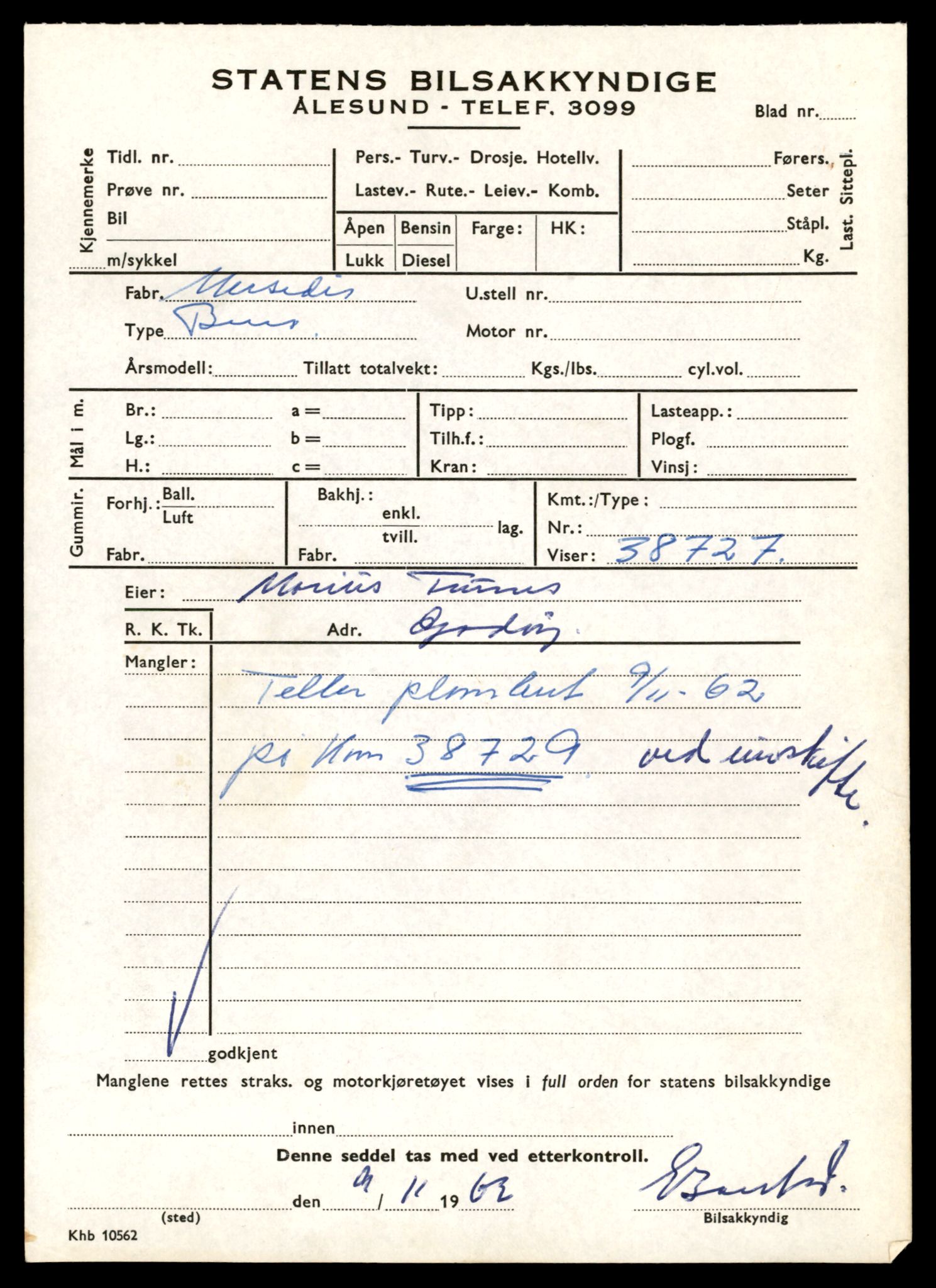 Møre og Romsdal vegkontor - Ålesund trafikkstasjon, AV/SAT-A-4099/F/Fe/L0033: Registreringskort for kjøretøy T 12151 - T 12474, 1927-1998, p. 1867