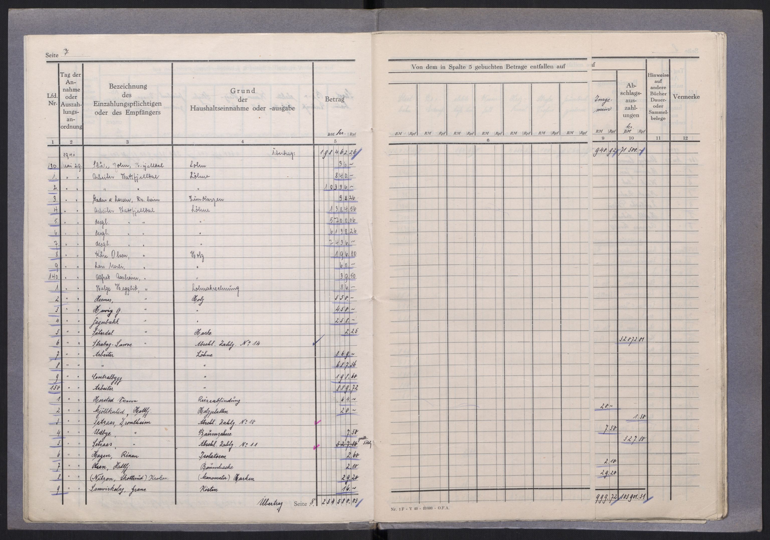 Tyske arkiver, Organisation Todt (OT), Einsatzgruppe Wiking, AV/RA-RAFA-2188/2/E/Ea/L0005: Byggeprosjekt i Hattfjelldal, 1940-1942, p. 168