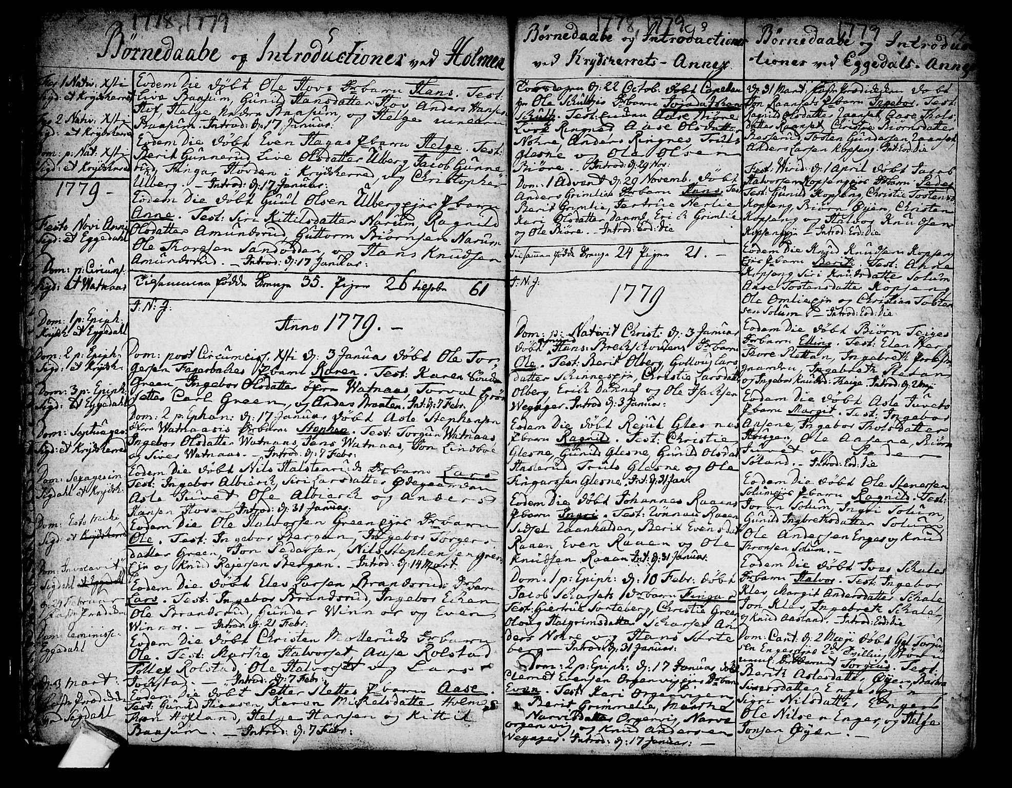 Sigdal kirkebøker, AV/SAKO-A-245/F/Fa/L0002: Parish register (official) no. I 2, 1778-1792, p. 13-14