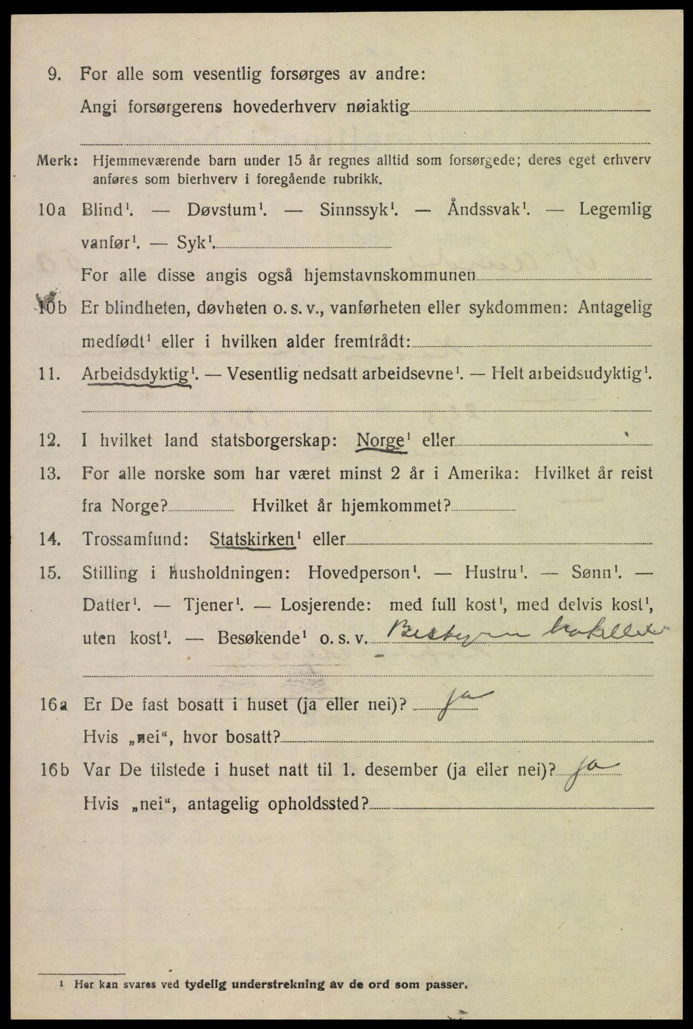 SAH, 1920 census for Nord-Aurdal, 1920, p. 4591