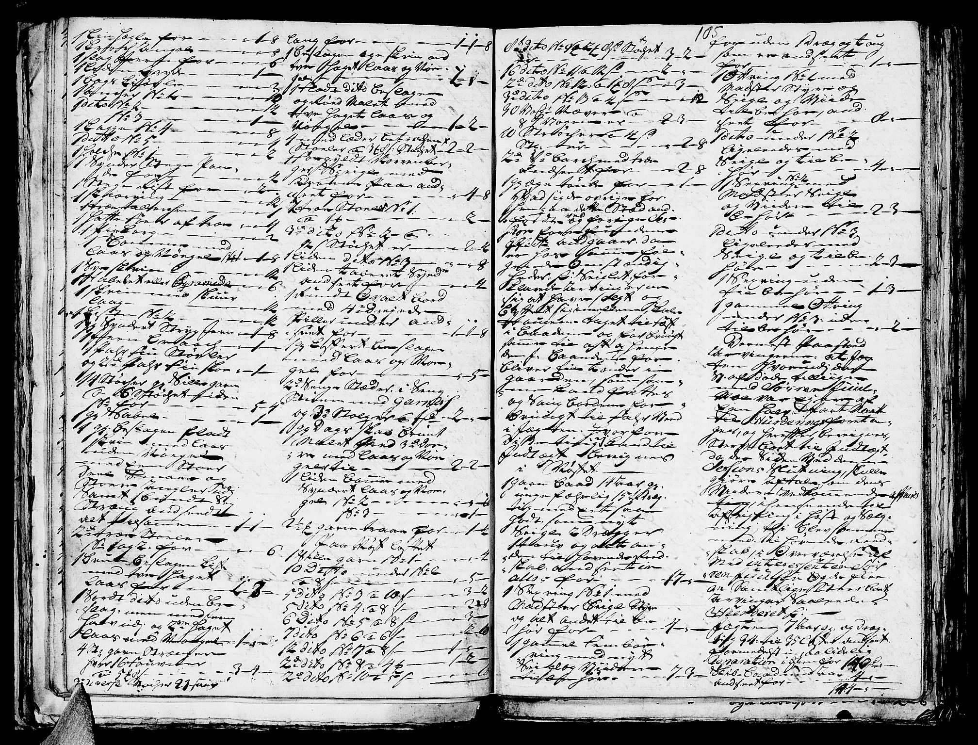 Helgeland sorenskriveri, AV/SAT-A-0004/3/3A/L0041: Konseptprotokoll 26, 1758, p. 104b-105a