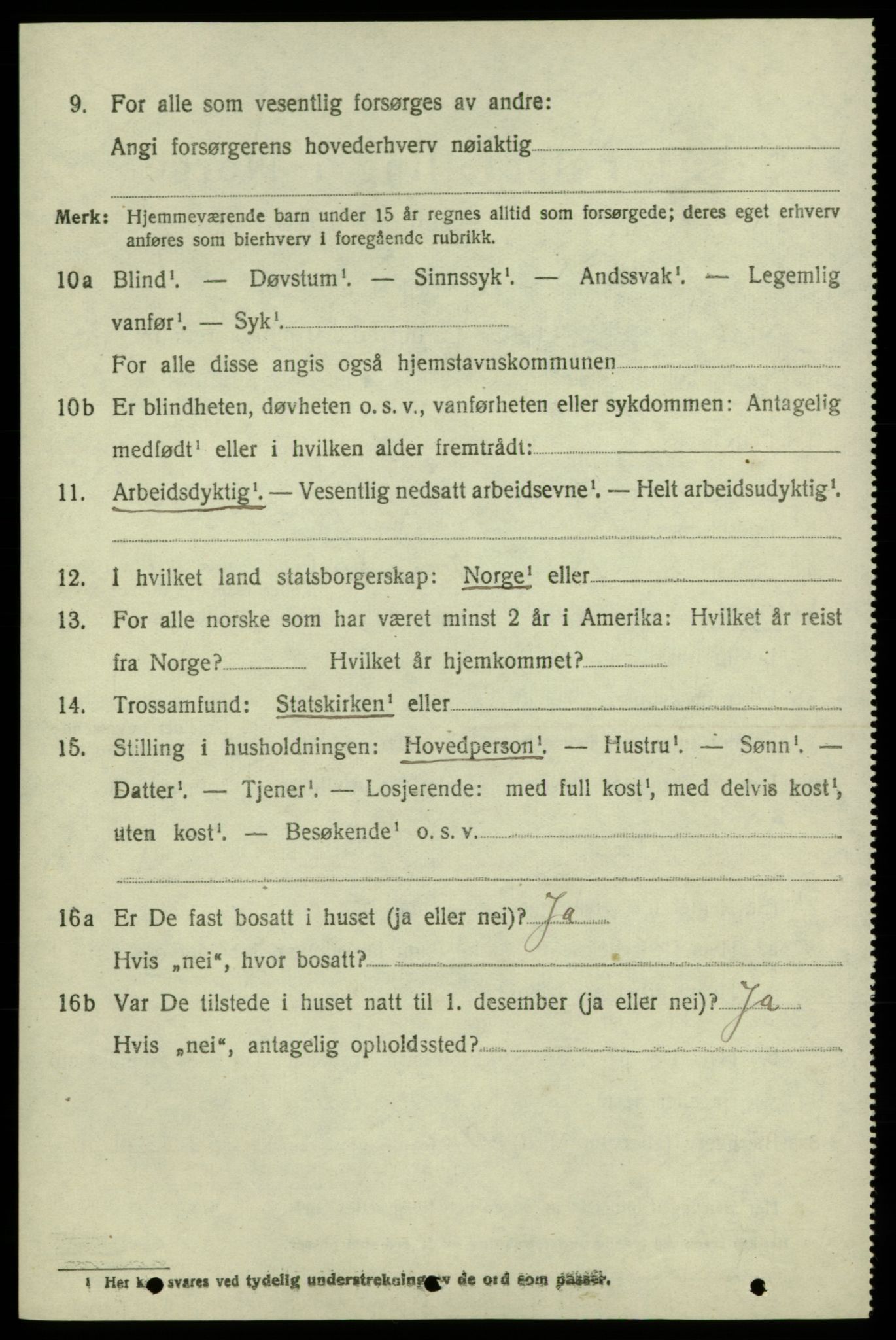 SAB, 1920 census for Kvinnherad, 1920, p. 6583