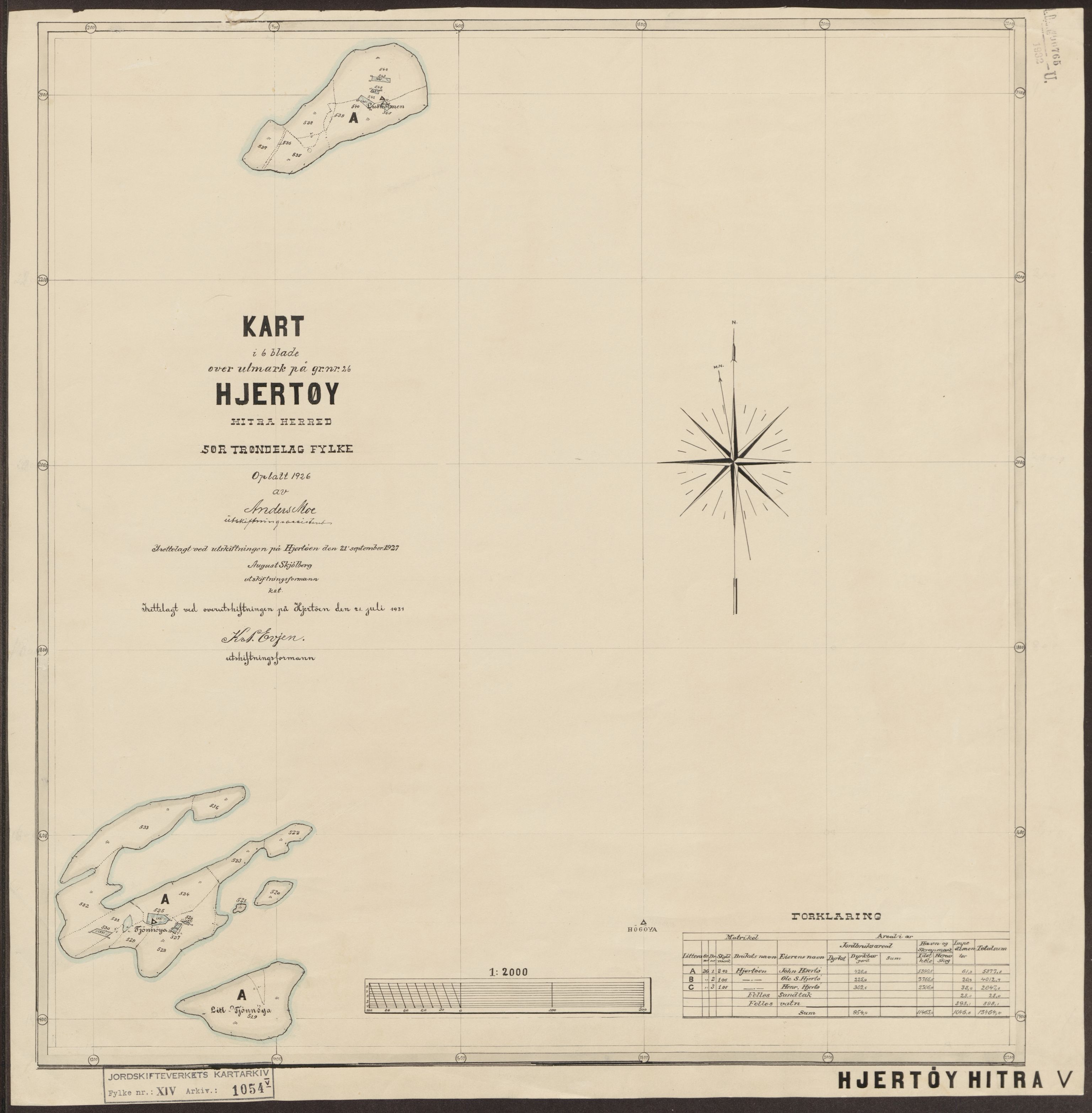 Jordskifteverkets kartarkiv, RA/S-3929/T, 1859-1988, p. 1682