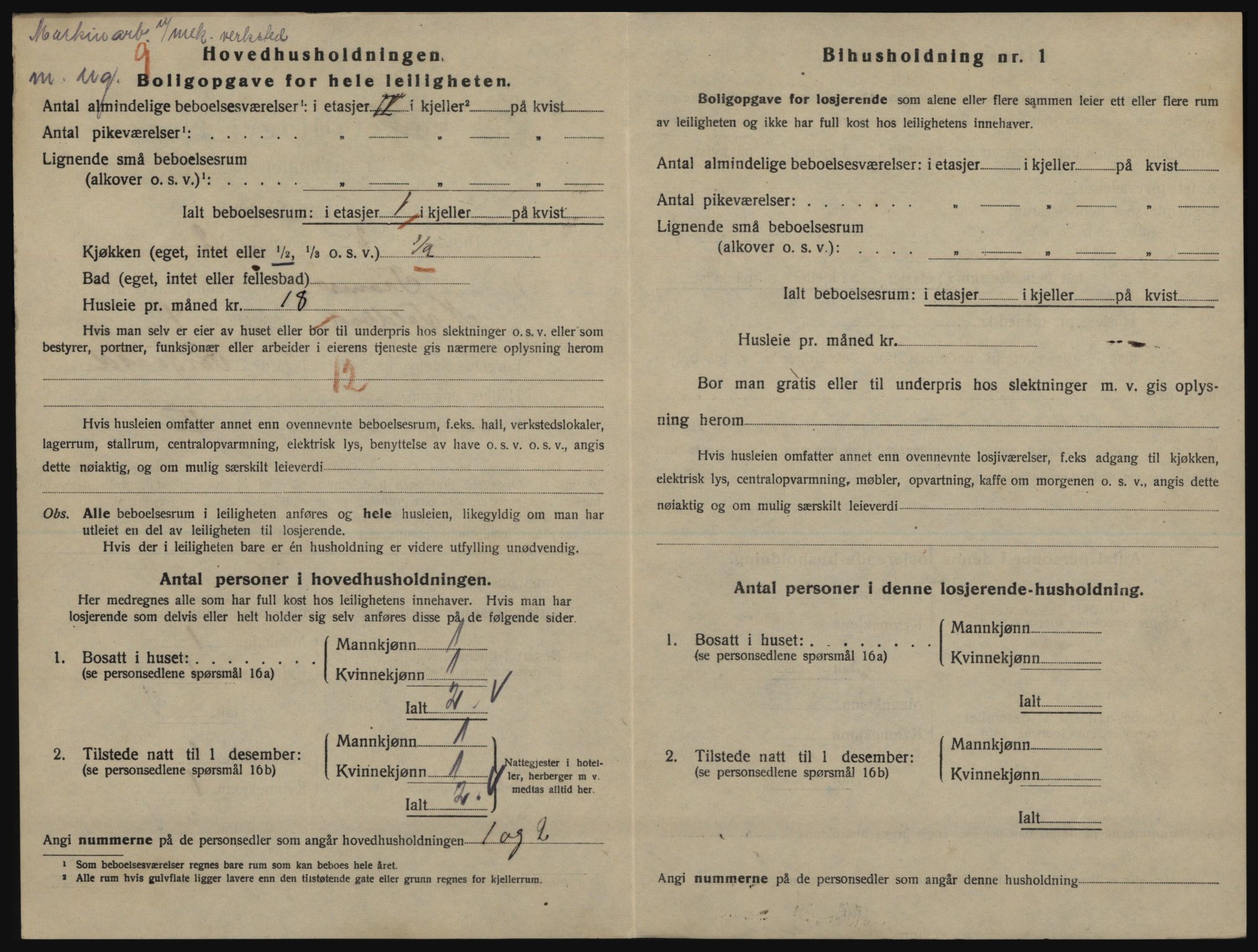 SATØ, 1920 census for Tromsø, 1920, p. 6154