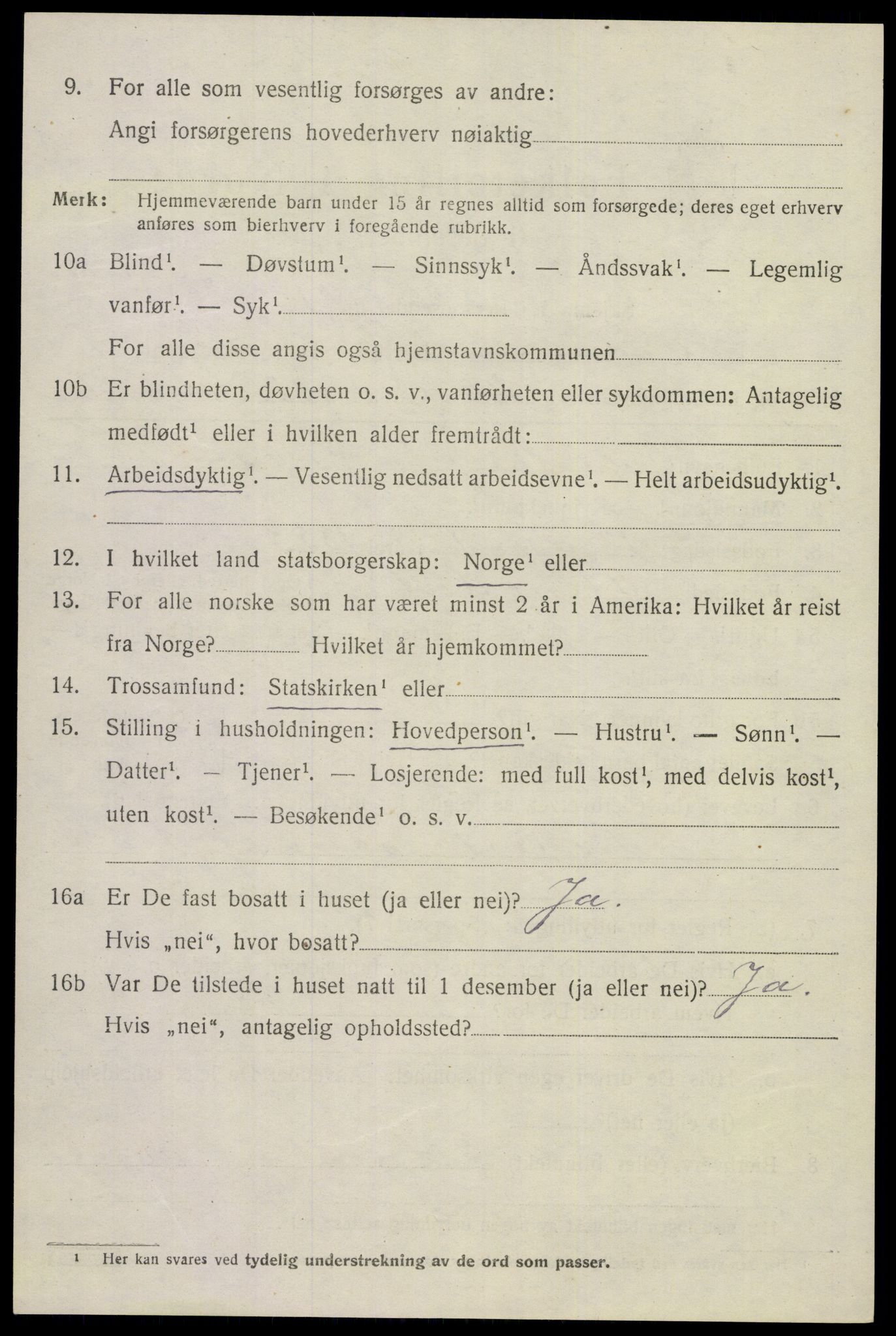 SAKO, 1920 census for Eidanger, 1920, p. 5431