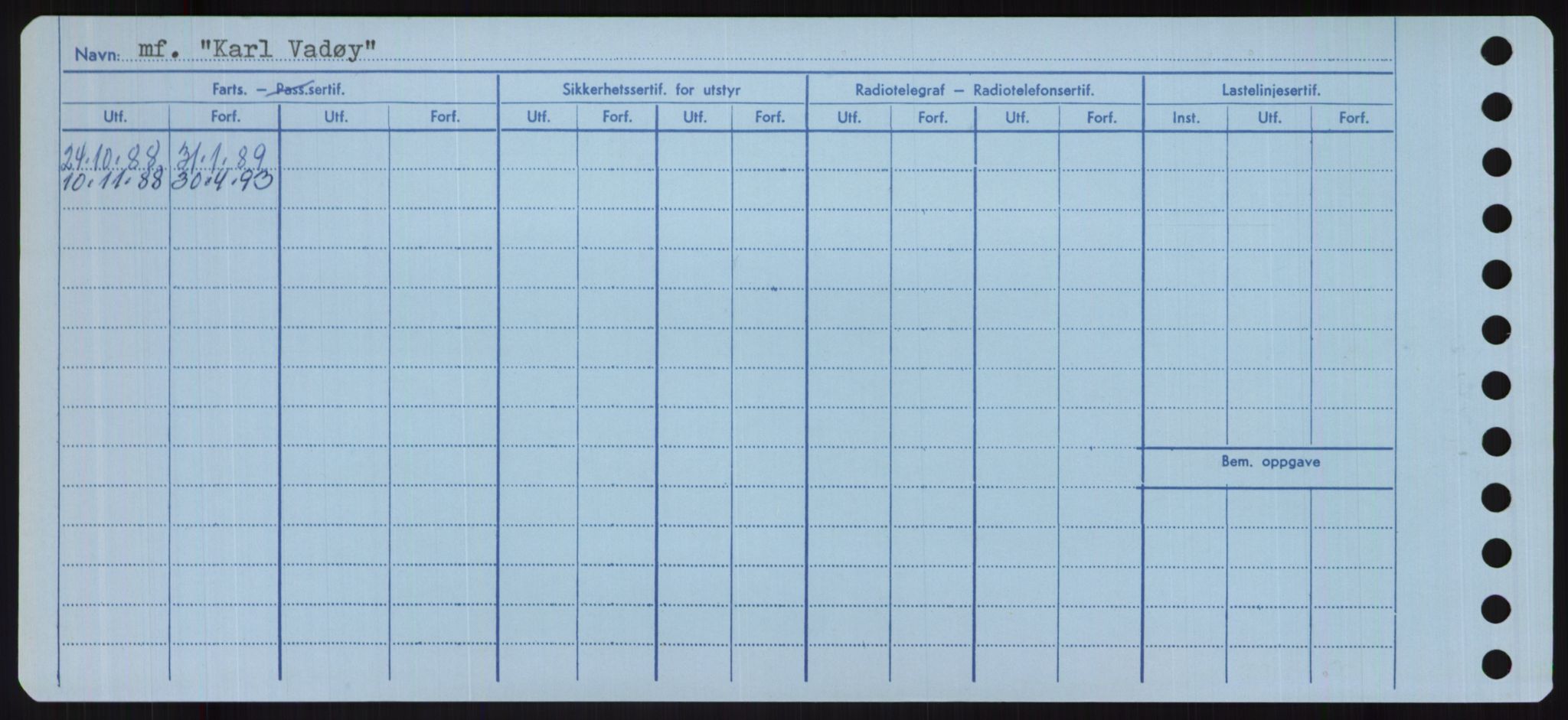 Sjøfartsdirektoratet med forløpere, Skipsmålingen, AV/RA-S-1627/H/Ha/L0003/0001: Fartøy, Hilm-Mar / Fartøy, Hilm-Kol, p. 694