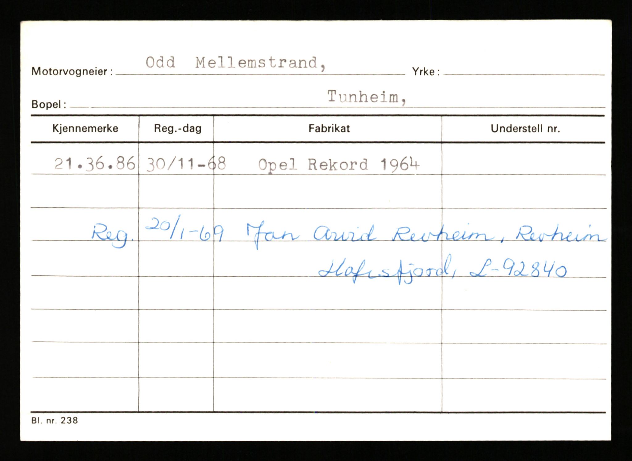 Stavanger trafikkstasjon, AV/SAST-A-101942/0/G/L0010: Registreringsnummer: 130000 - 239953, 1930-1971, p. 2527