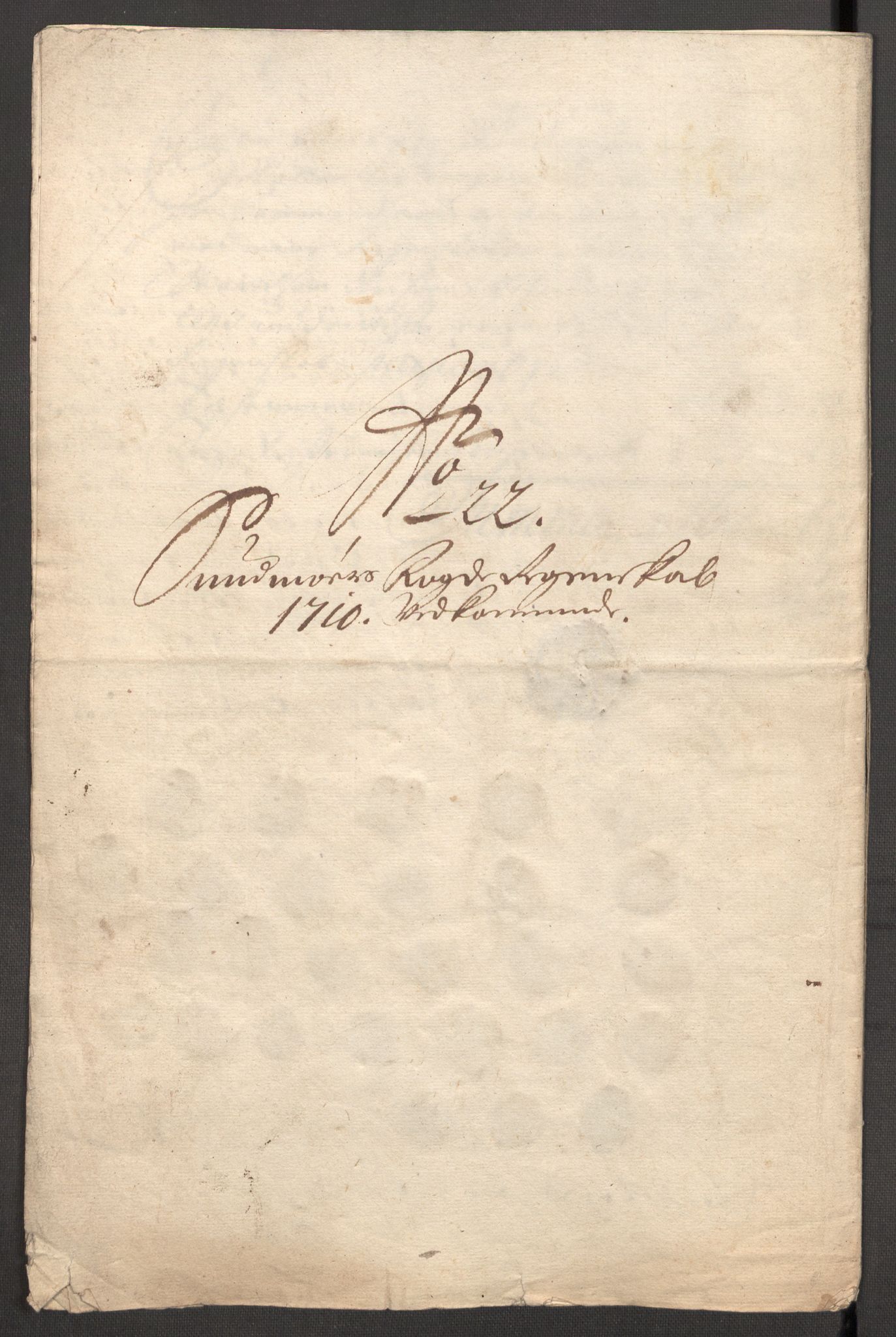 Rentekammeret inntil 1814, Reviderte regnskaper, Fogderegnskap, RA/EA-4092/R54/L3563: Fogderegnskap Sunnmøre, 1710, p. 151