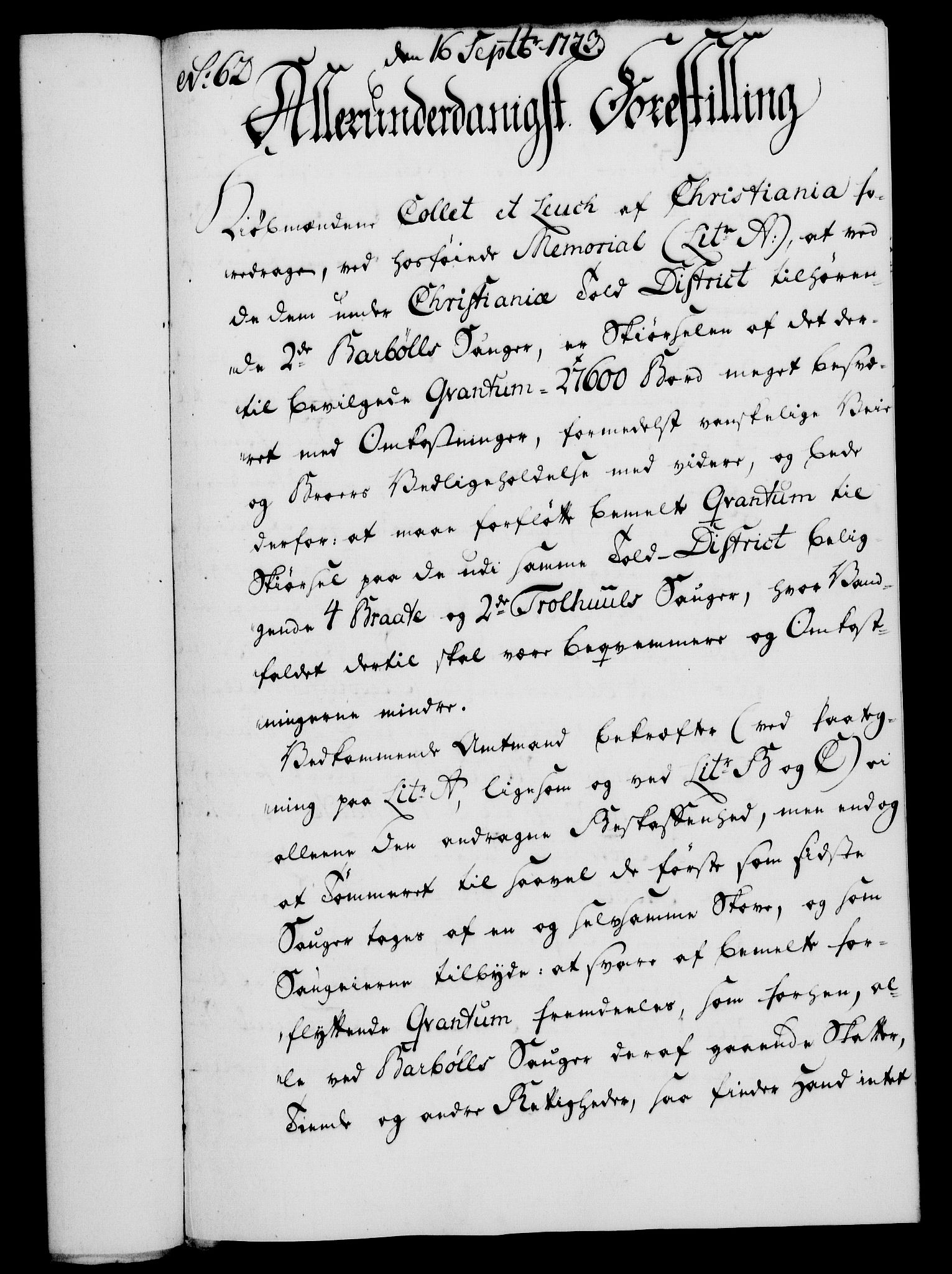 Rentekammeret, Kammerkanselliet, AV/RA-EA-3111/G/Gf/Gfa/L0055: Norsk relasjons- og resolusjonsprotokoll (merket RK 52.55), 1773, p. 235