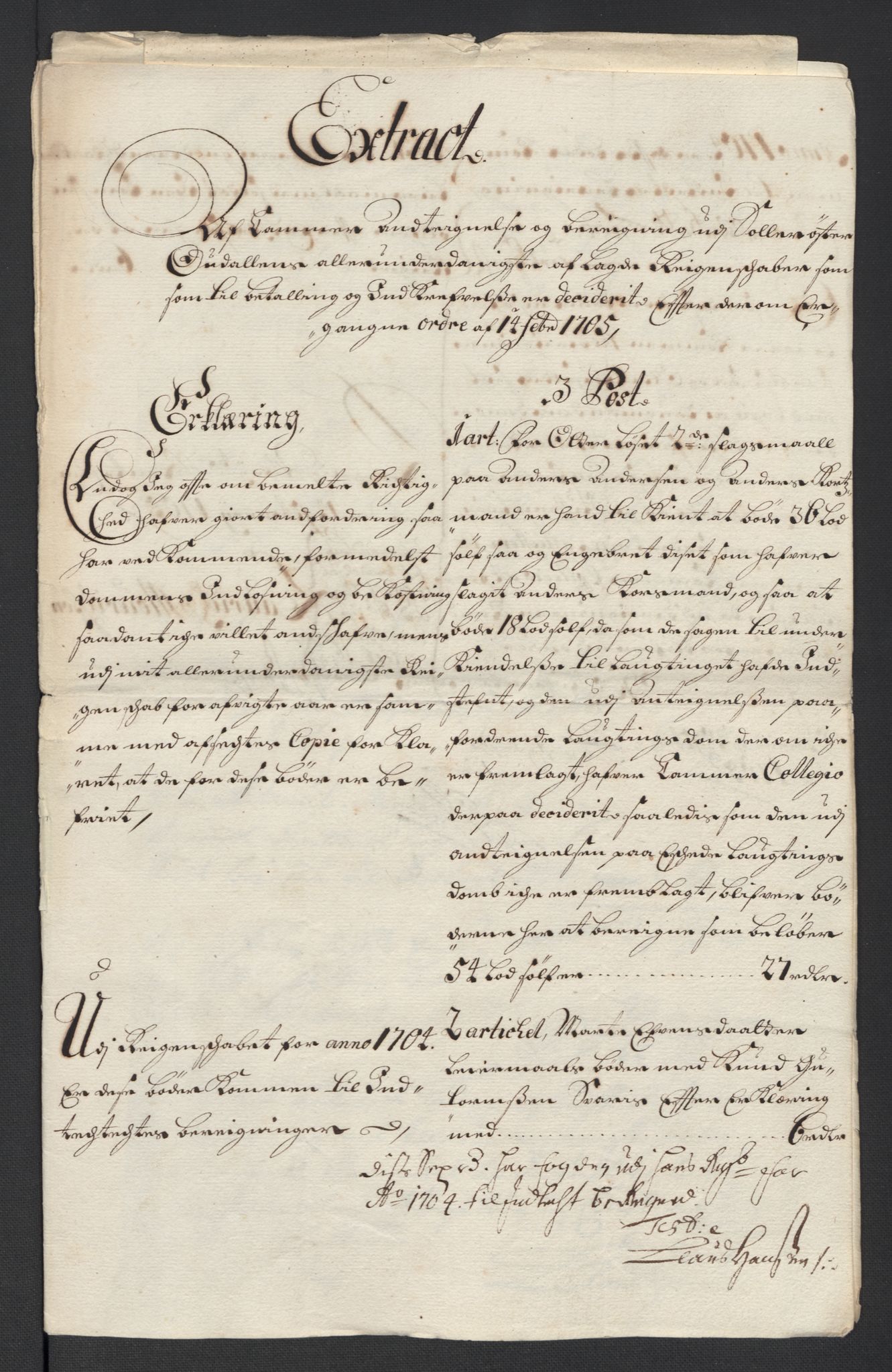 Rentekammeret inntil 1814, Reviderte regnskaper, Fogderegnskap, AV/RA-EA-4092/R13/L0841: Fogderegnskap Solør, Odal og Østerdal, 1703, p. 402