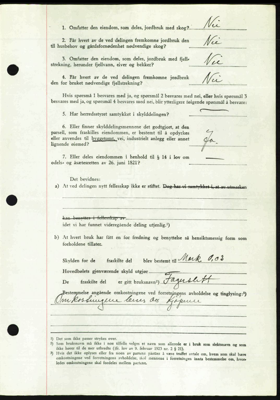 Romsdal sorenskriveri, AV/SAT-A-4149/1/2/2C: Mortgage book no. A24, 1947-1947, Diary no: : 2915/1947