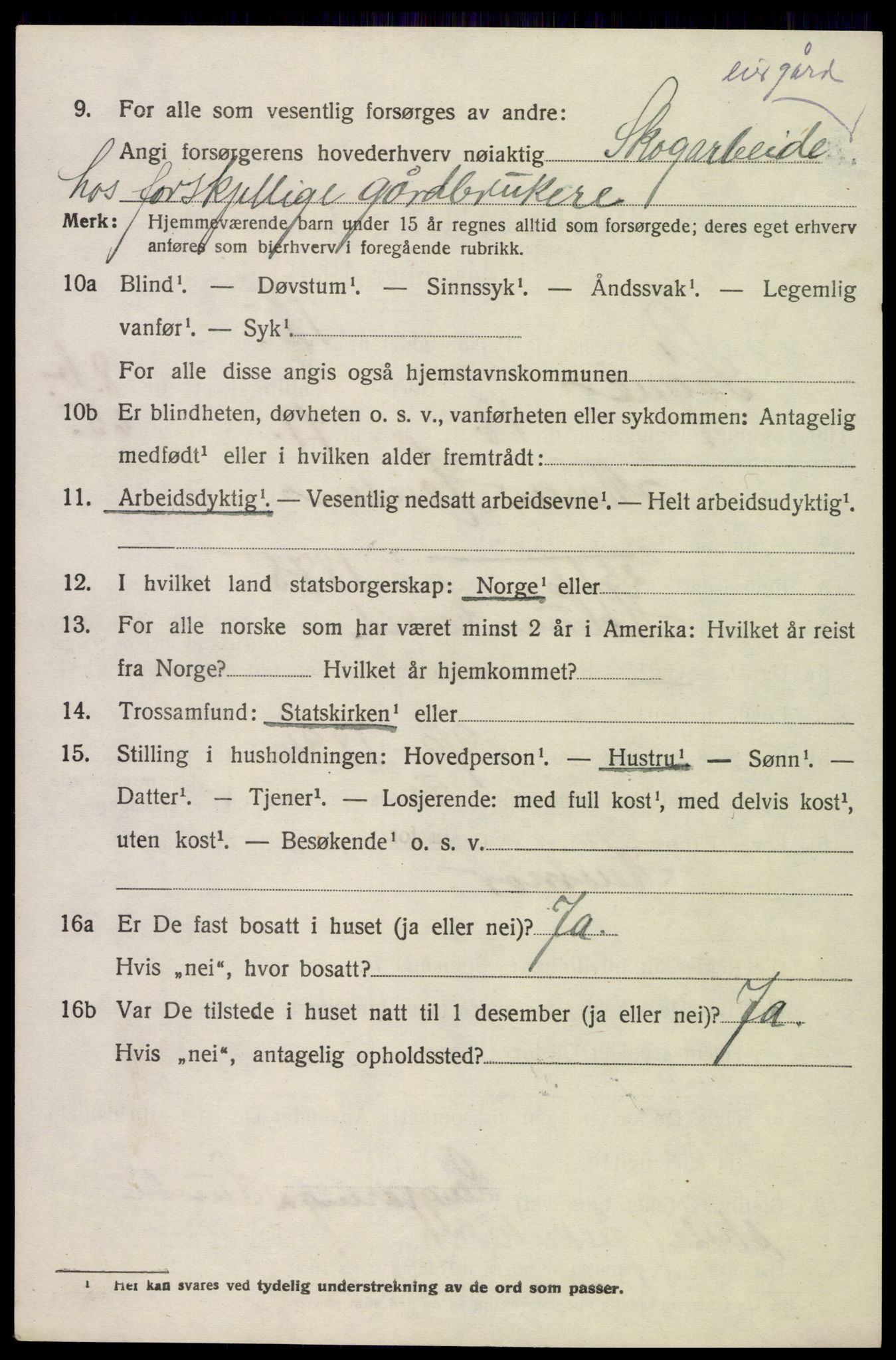 SAK, 1920 census for Søgne, 1920, p. 4786