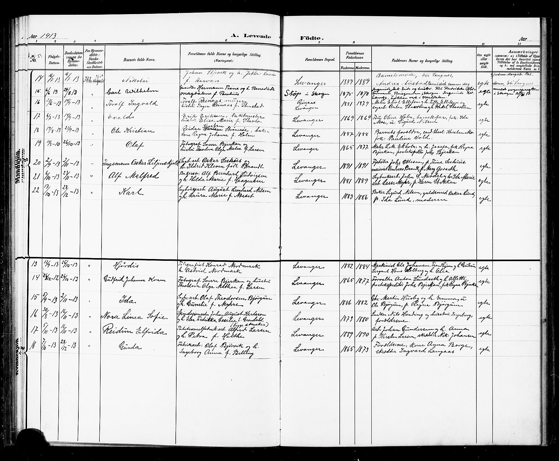 Ministerialprotokoller, klokkerbøker og fødselsregistre - Nord-Trøndelag, SAT/A-1458/720/L0192: Parish register (copy) no. 720C01, 1880-1917, p. 46n