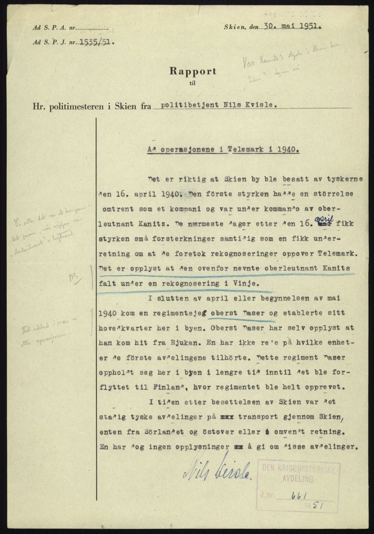 Forsvaret, Forsvarets krigshistoriske avdeling, AV/RA-RAFA-2017/Y/Yb/L0056: II-C-11-136-139  -  1. Divisjon, 1940-1957, p. 1440