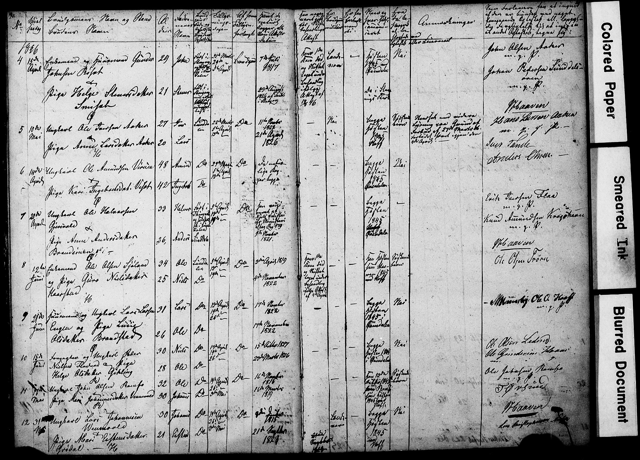 Ministerialprotokoller, klokkerbøker og fødselsregistre - Møre og Romsdal, SAT/A-1454/590/L1014: Banns register no. 590A06, 1844-1878, p. 19-20