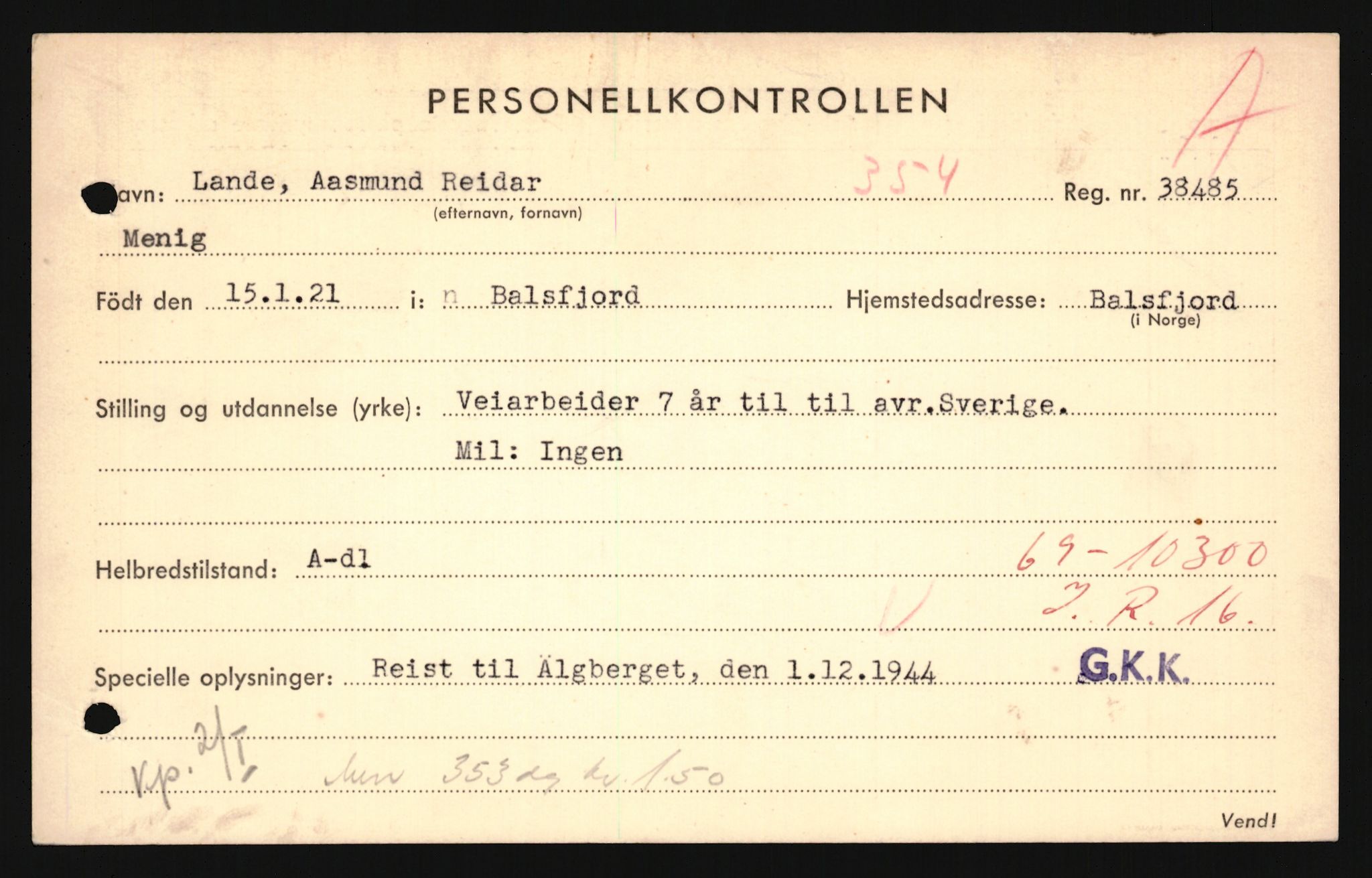 Forsvaret, Troms infanteriregiment nr. 16, AV/RA-RAFA-3146/P/Pa/L0024/0003: Rulleblad / Rulleblad for regimentets menige mannskaper, årsklasse 1942, 1942, p. 170