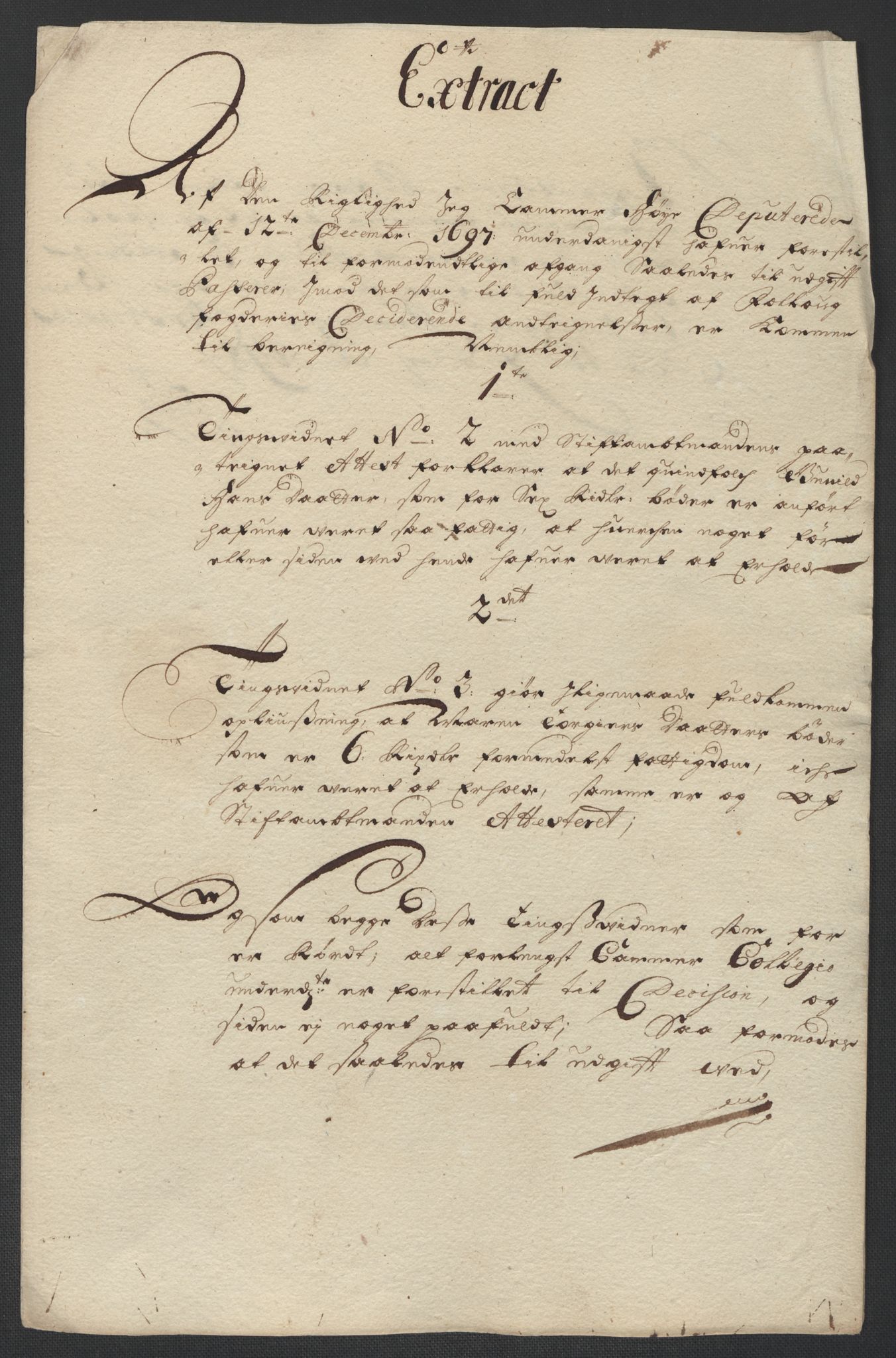 Rentekammeret inntil 1814, Reviderte regnskaper, Fogderegnskap, AV/RA-EA-4092/R13/L0835: Fogderegnskap Solør, Odal og Østerdal, 1697, p. 285