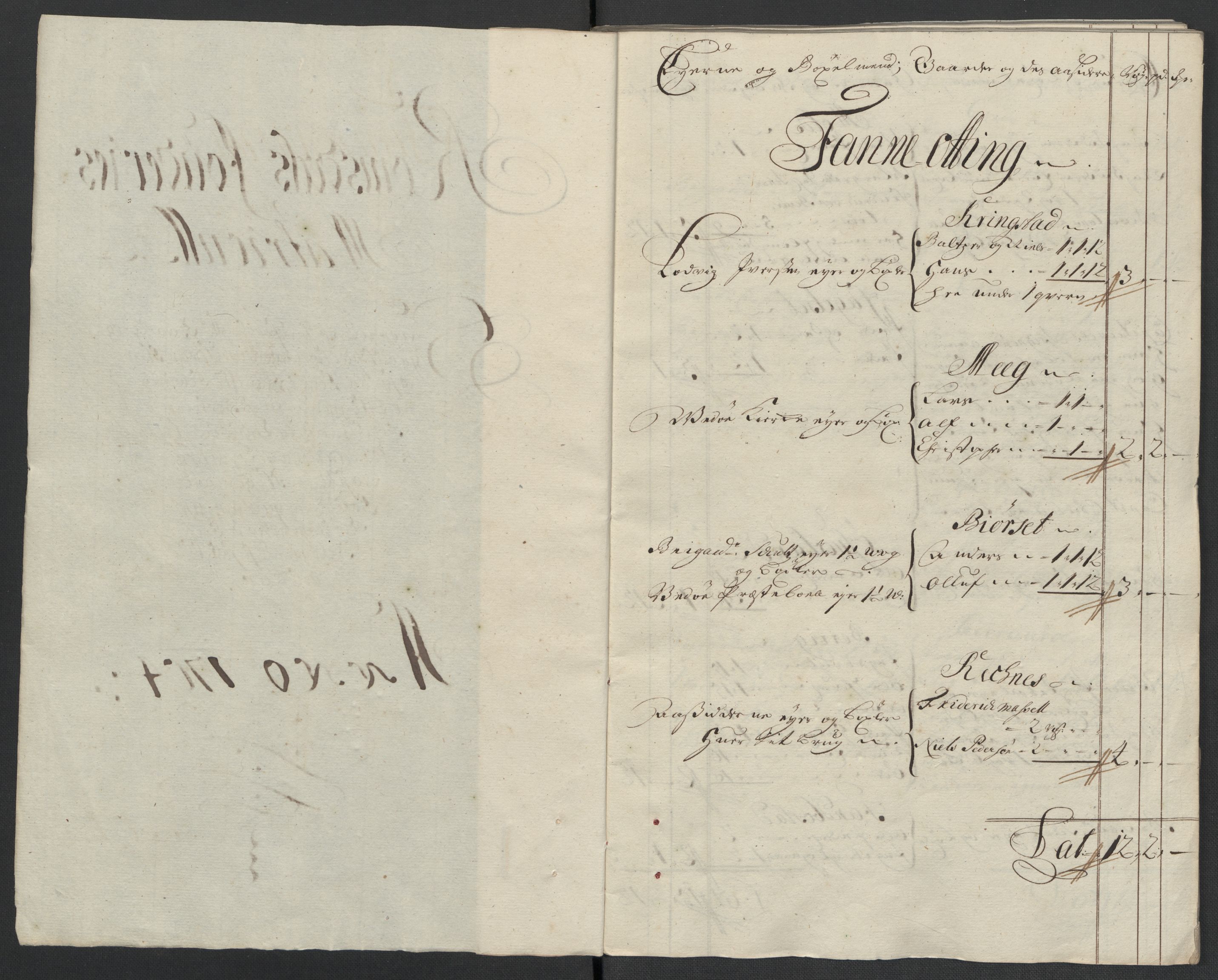 Rentekammeret inntil 1814, Reviderte regnskaper, Fogderegnskap, RA/EA-4092/R55/L3656: Fogderegnskap Romsdal, 1703-1705, p. 168