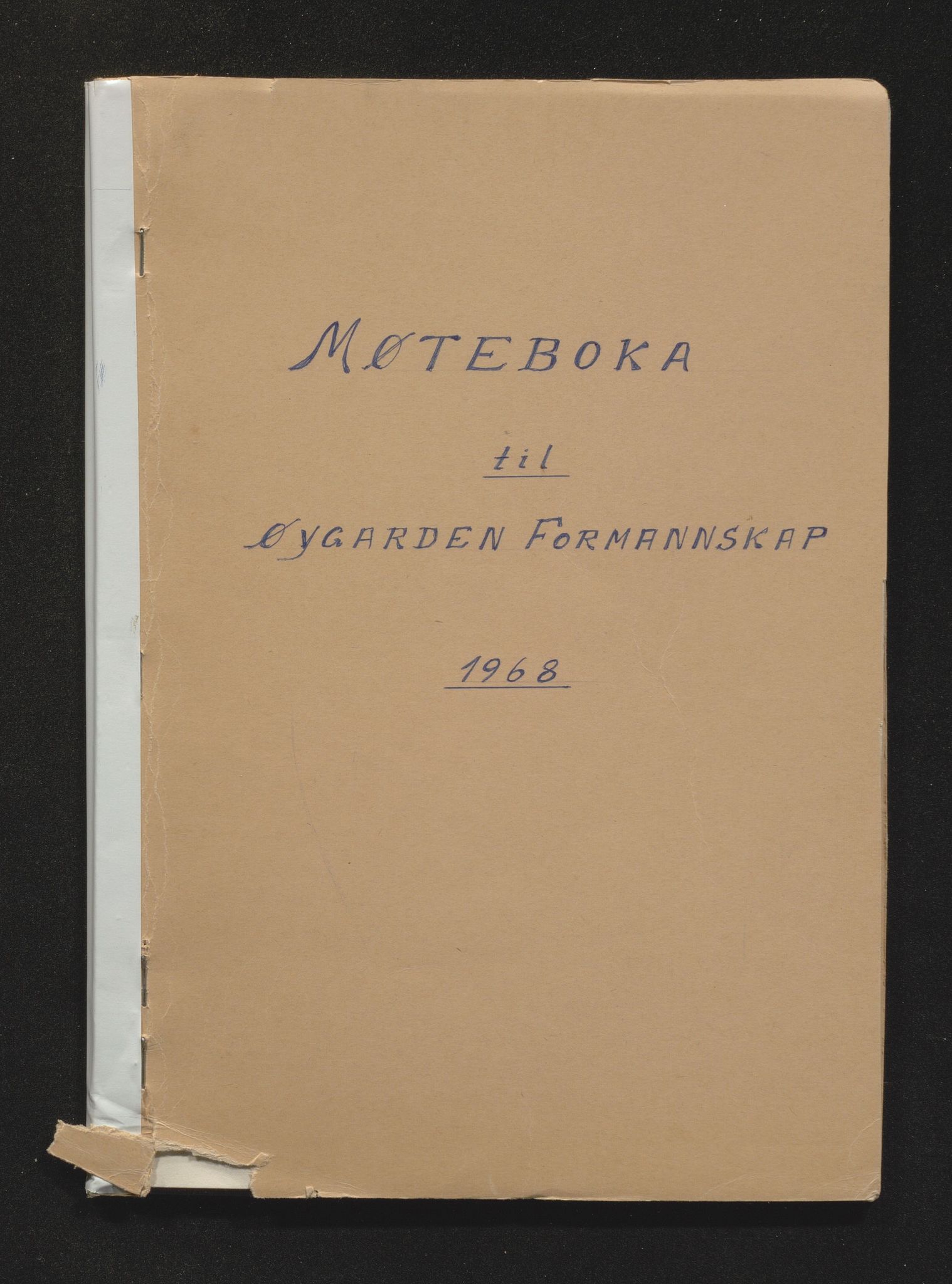 Øygarden kommune. Formannskapet, IKAH/1259b-021/A/Ab/L0001: Møtebøker, 1963-1968