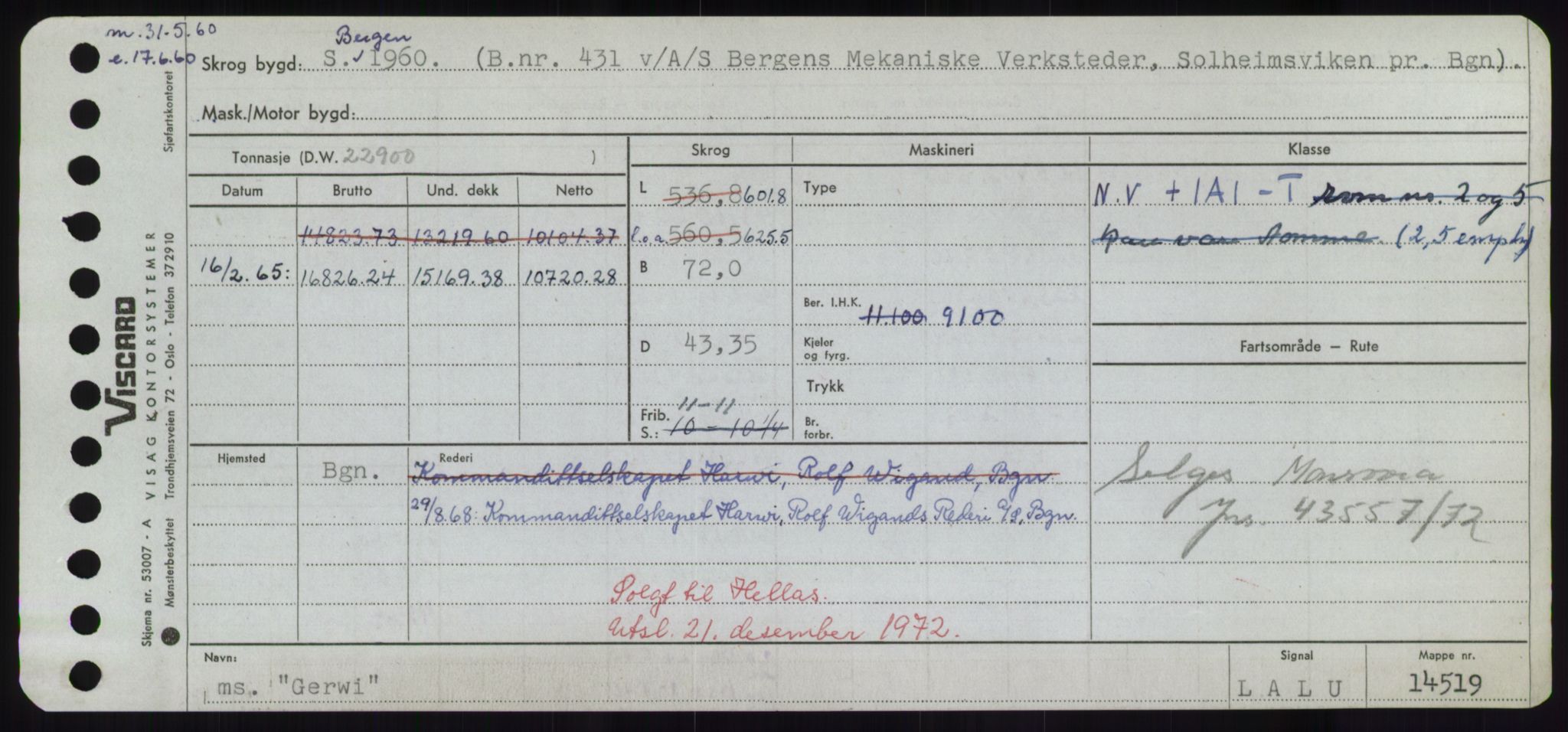 Sjøfartsdirektoratet med forløpere, Skipsmålingen, RA/S-1627/H/Hd/L0012: Fartøy, G-Glø, p. 323