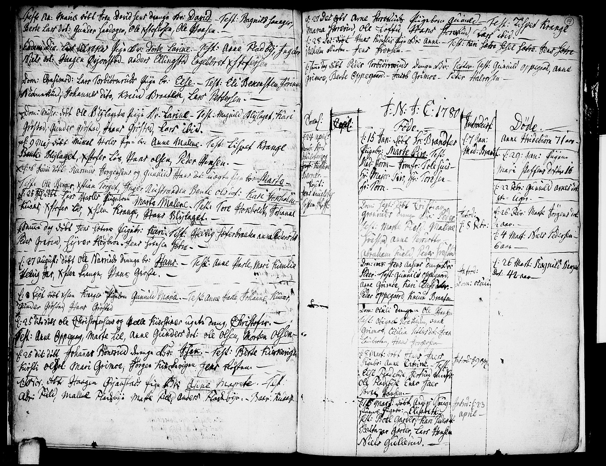 Nesodden prestekontor Kirkebøker, AV/SAO-A-10013/F/Fa/L0003: Parish register (official) no. I 3, 1769-1780, p. 19