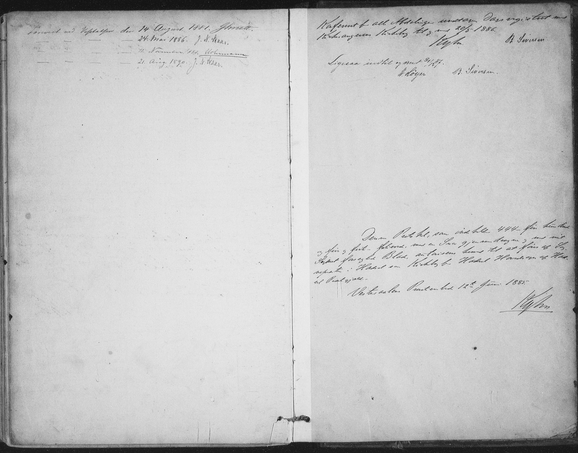 Ministerialprotokoller, klokkerbøker og fødselsregistre - Nordland, SAT/A-1459/888/L1244: Parish register (official) no. 888A10, 1880-1890