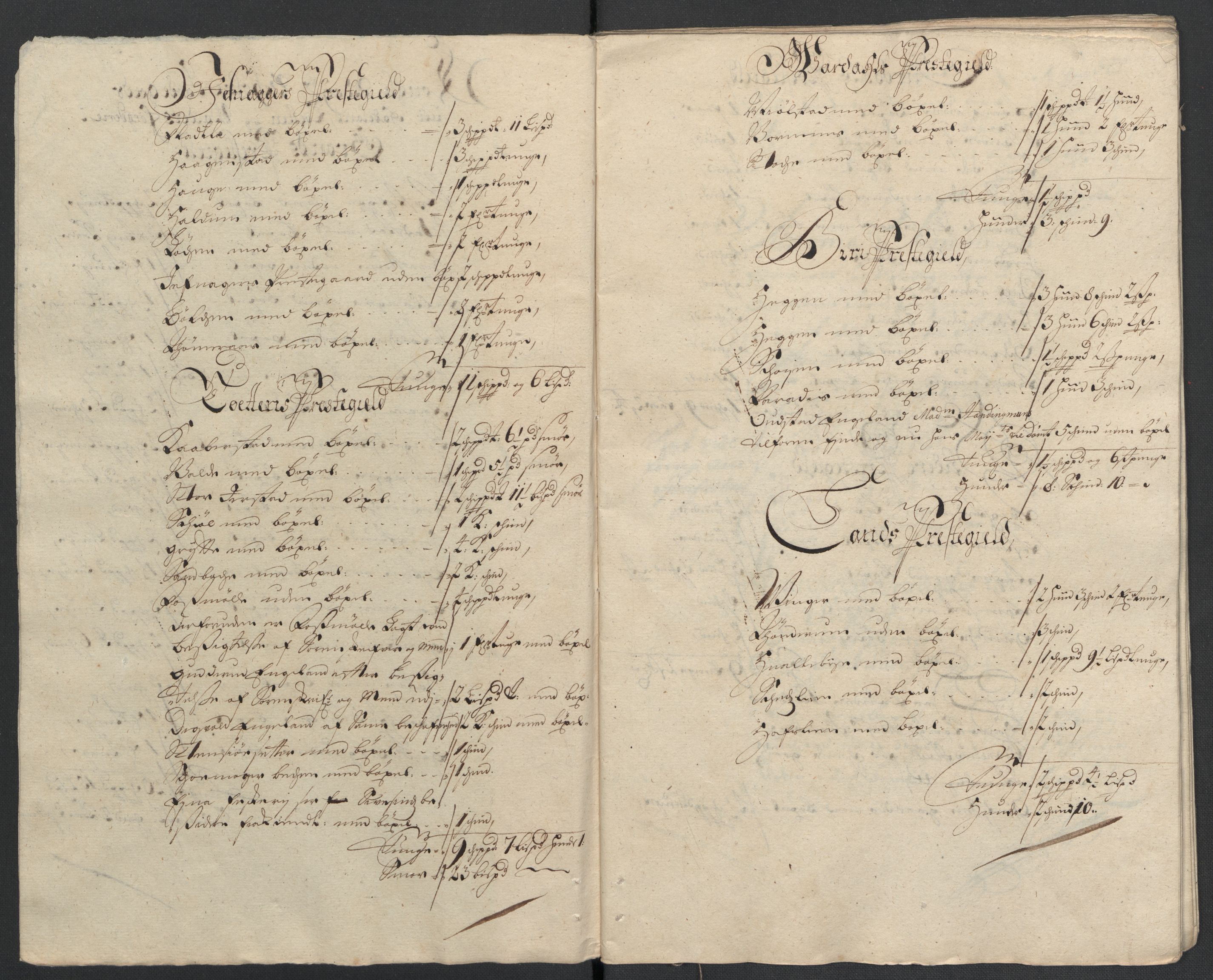Rentekammeret inntil 1814, Reviderte regnskaper, Fogderegnskap, AV/RA-EA-4092/R18/L1305: Fogderegnskap Hadeland, Toten og Valdres, 1707-1708, p. 475