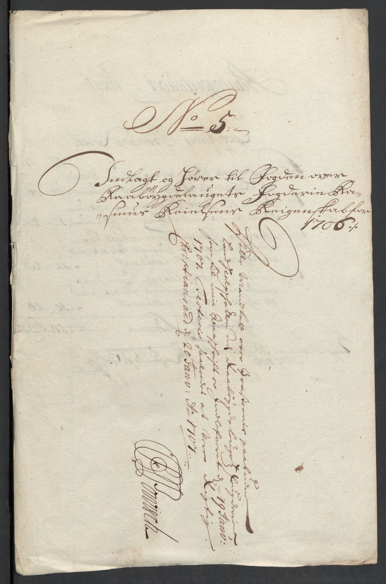 Rentekammeret inntil 1814, Reviderte regnskaper, Fogderegnskap, RA/EA-4092/R40/L2448: Fogderegnskap Råbyggelag, 1706-1708, p. 44