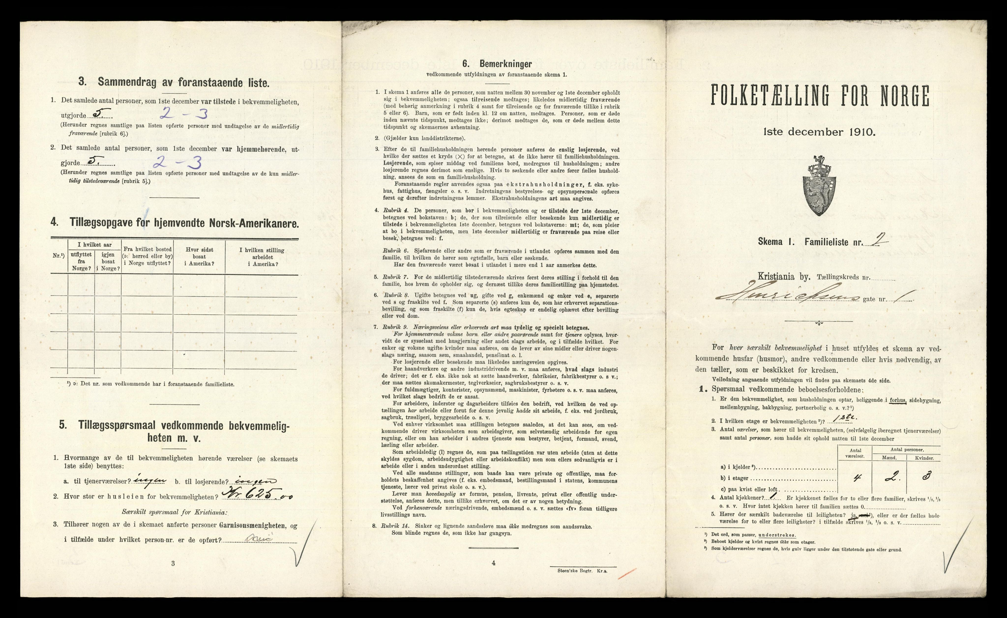 RA, 1910 census for Kristiania, 1910, p. 37685