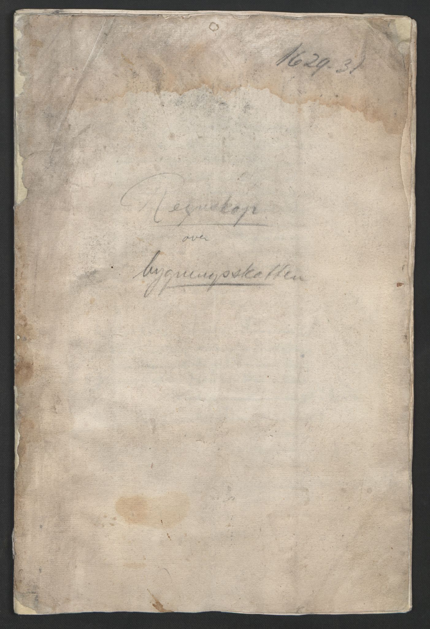 Rentekammeret inntil 1814, Reviderte regnskaper, Lensregnskaper, AV/RA-EA-5023/R/Rb/Rba/L0103: Akershus len, 1629-1631