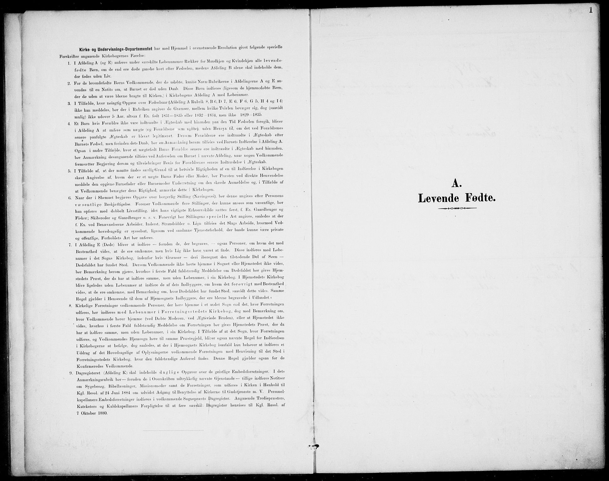Rauland kirkebøker, SAKO/A-292/G/Gb/L0002: Parish register (copy) no. II 2, 1887-1937, p. 1