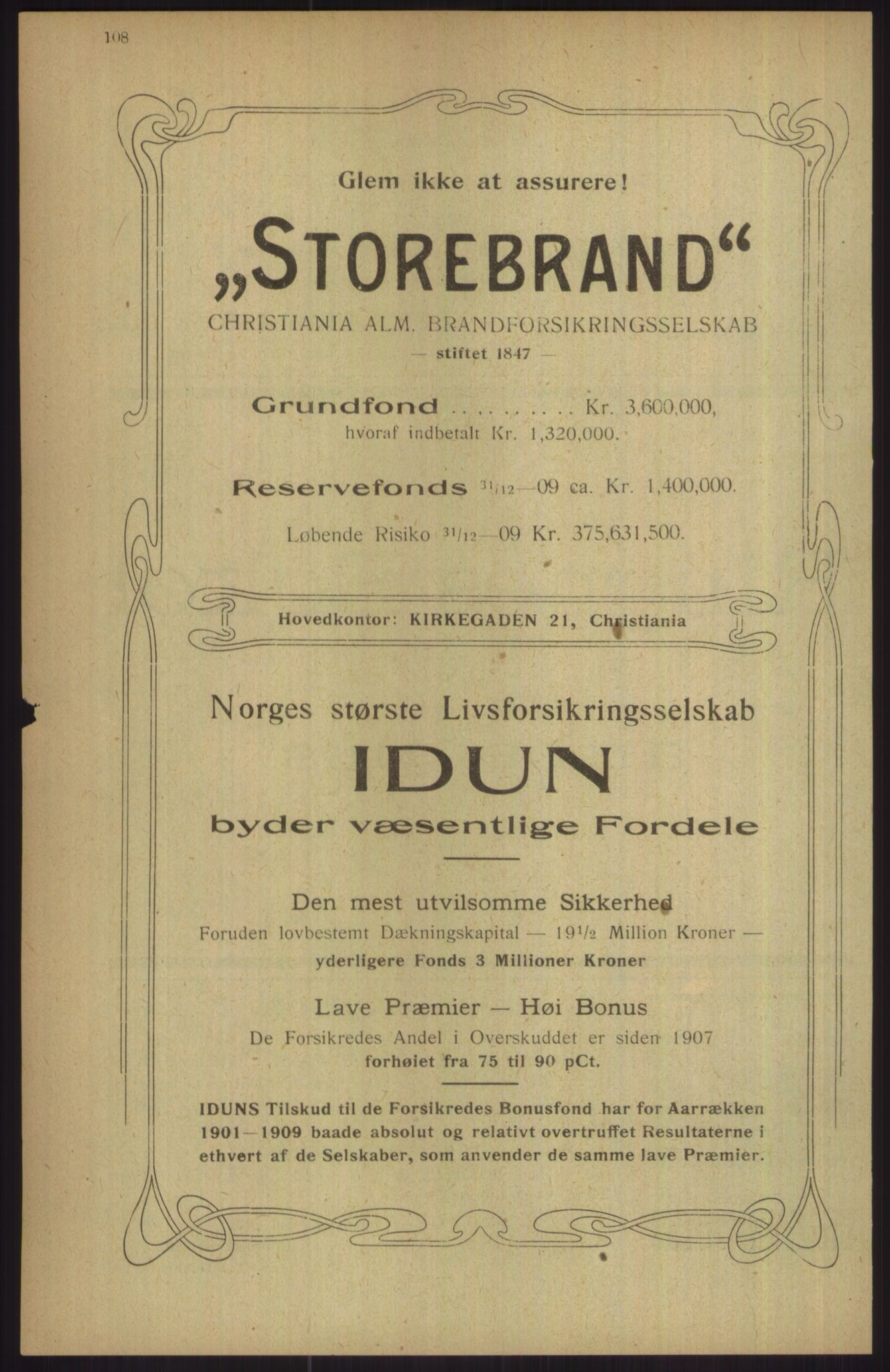 Kristiania/Oslo adressebok, PUBL/-, 1911, p. 108