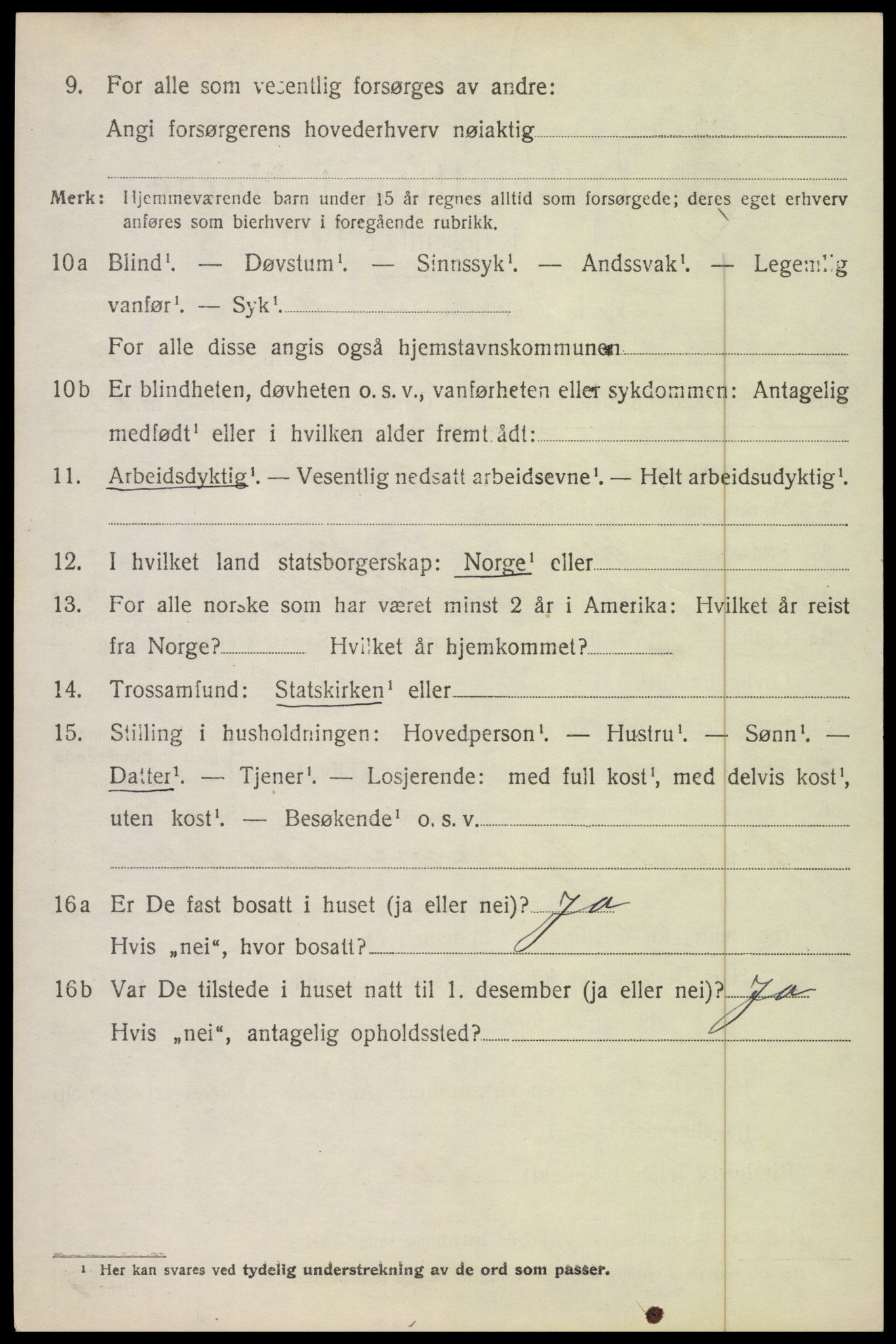 SAH, 1920 census for Østre Gausdal, 1920, p. 5835