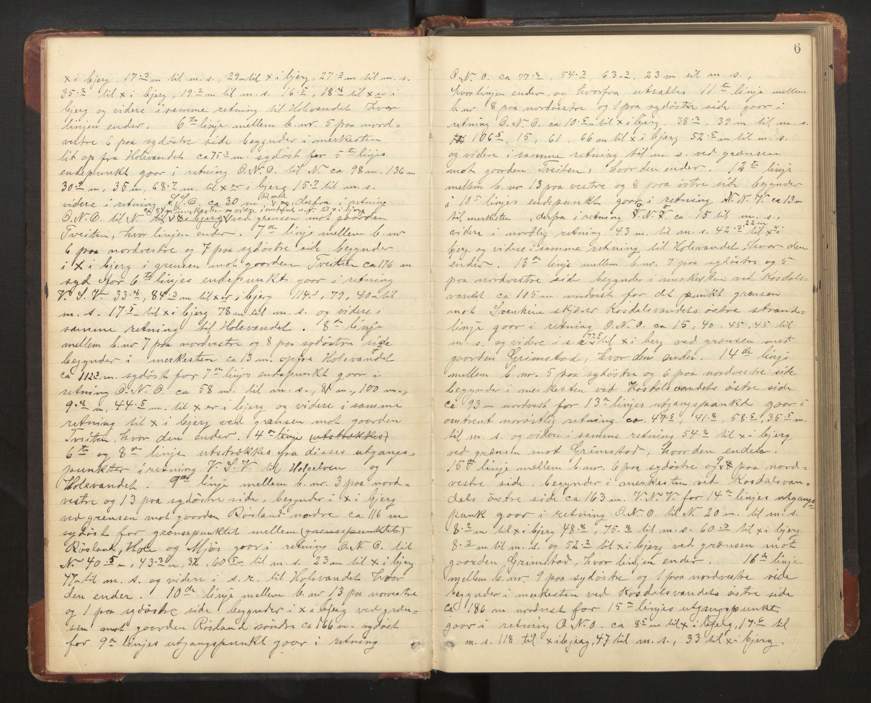 Hordaland jordskiftedøme - II Ytre Nordhordland jordskiftedistrikt, AV/SAB-A-6901/A/Aa/L0012: Forhandlingsprotokoll, 1908-1914, p. 5b-6a