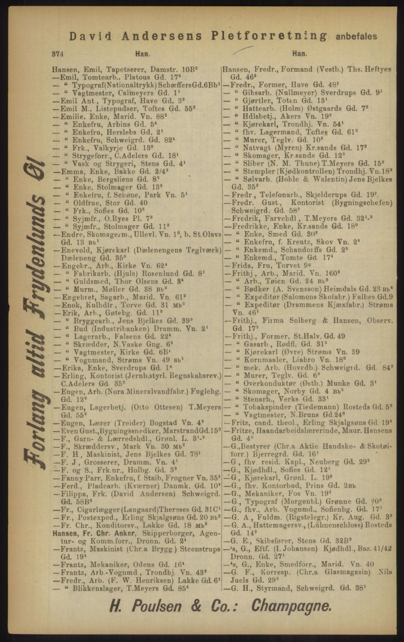 Kristiania/Oslo adressebok, PUBL/-, 1902, p. 374