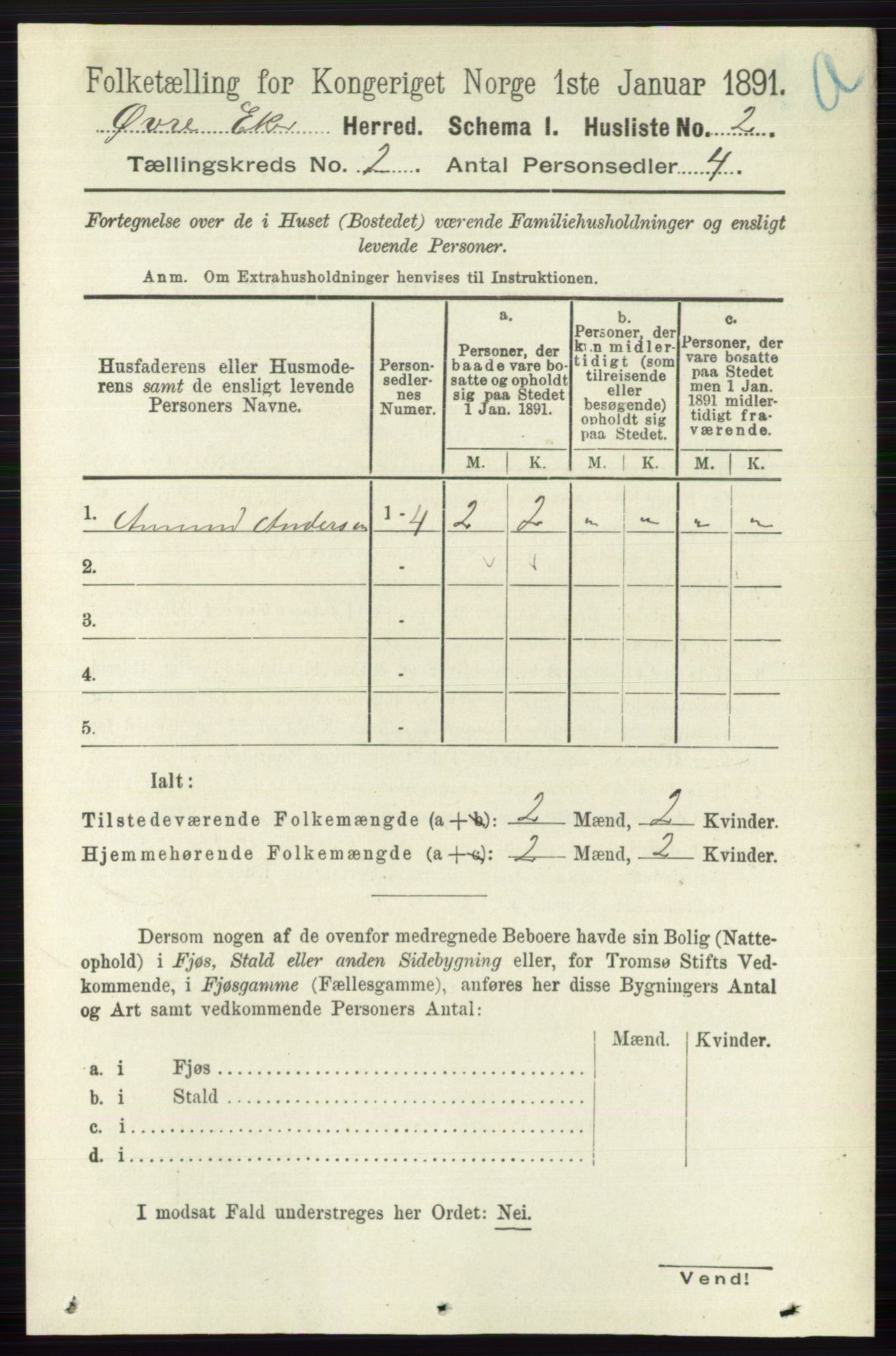 RA, 1891 census for 0624 Øvre Eiker, 1891, p. 471