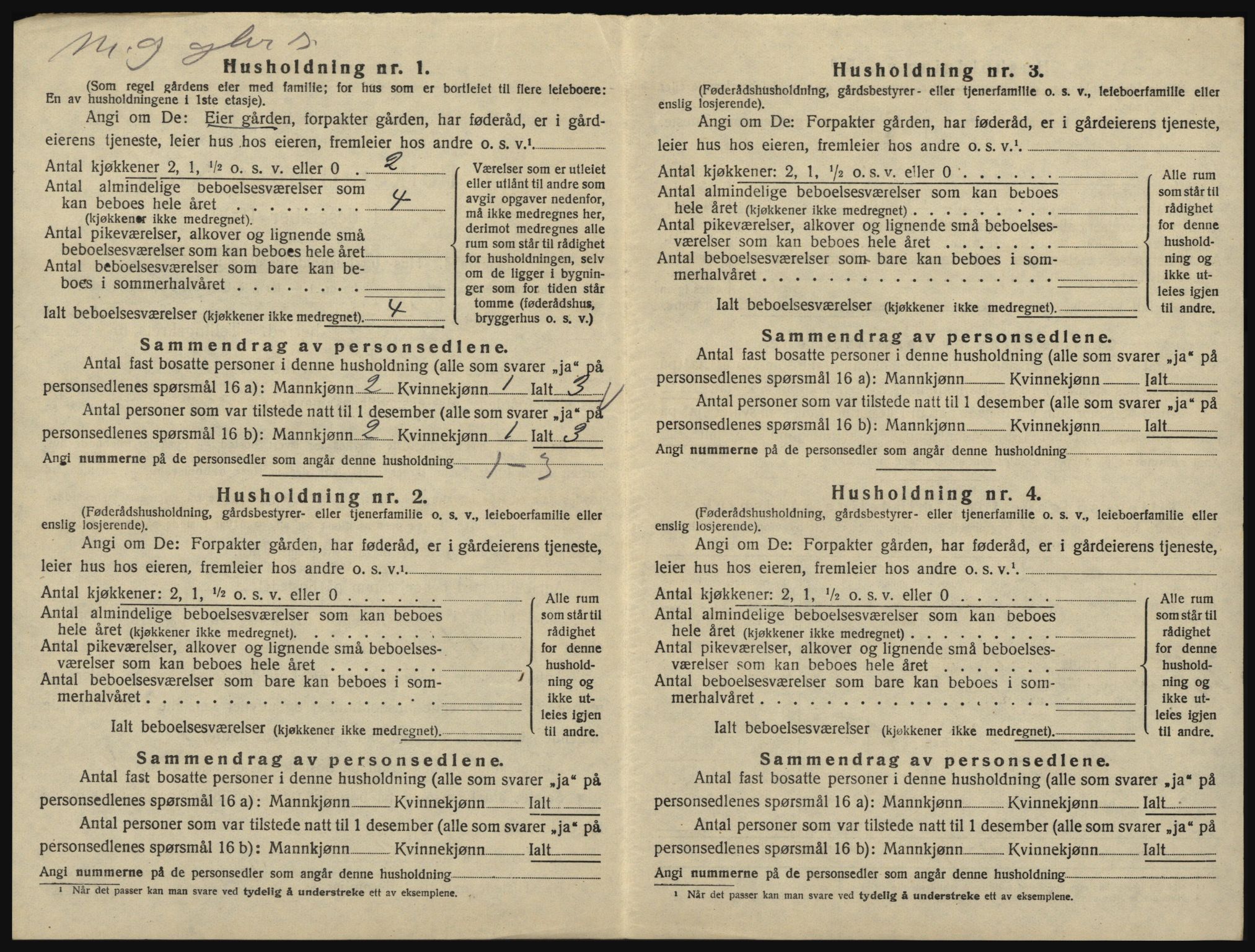 SAO, 1920 census for Eidsberg, 1920, p. 1758