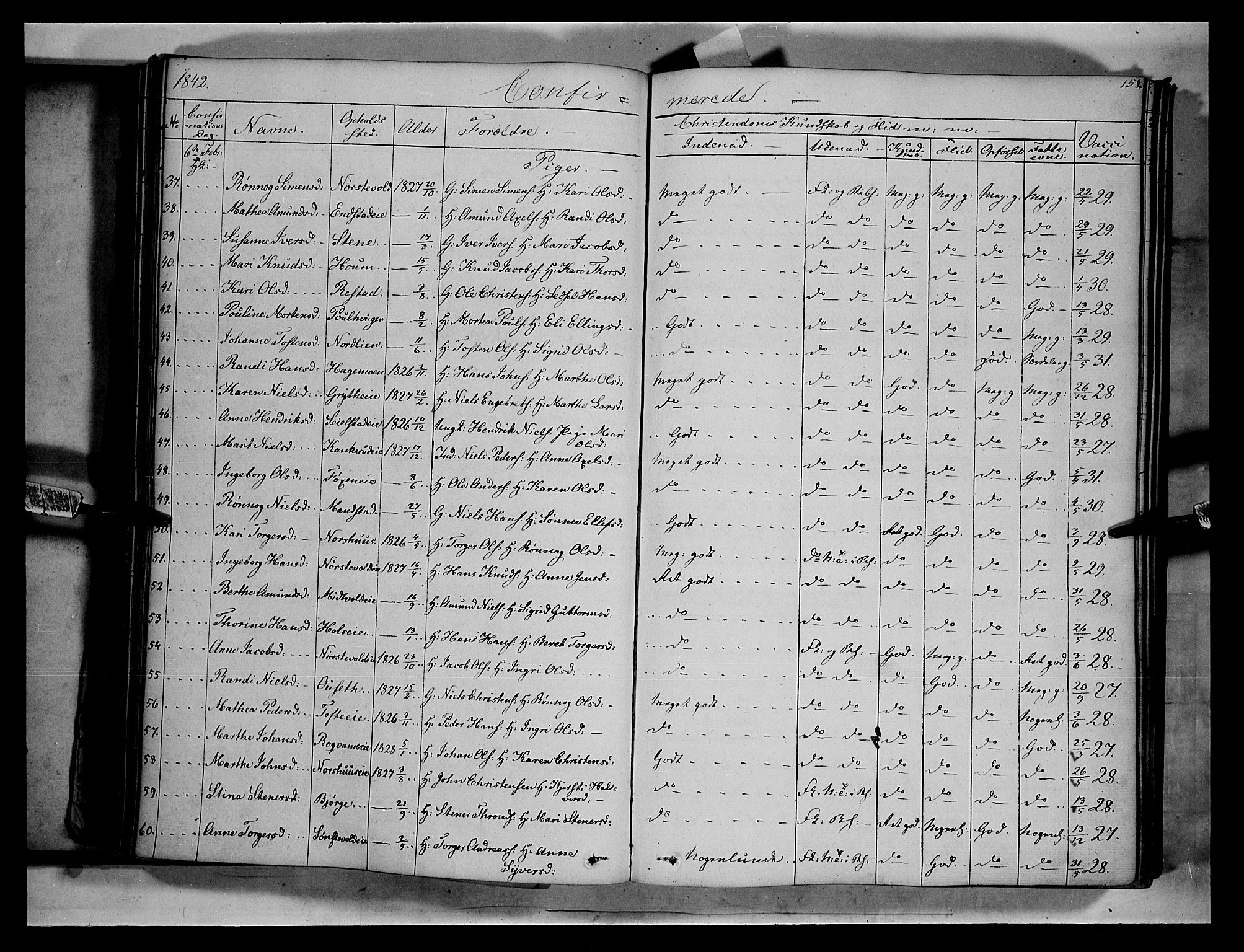 Gausdal prestekontor, AV/SAH-PREST-090/H/Ha/Haa/L0007: Parish register (official) no. 7, 1840-1850, p. 158