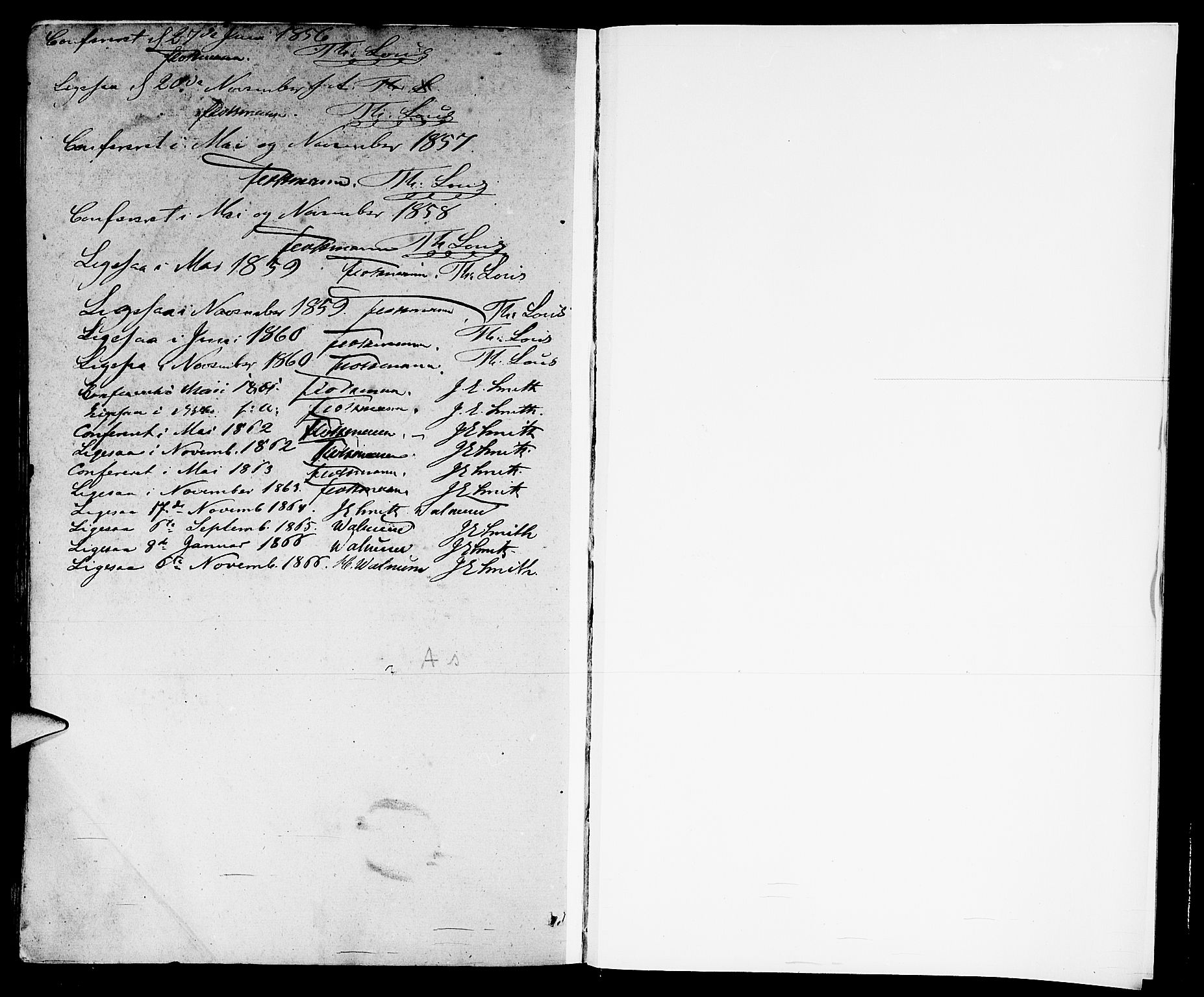 Nykirken Sokneprestembete, SAB/A-77101/H/Hab: Parish register (copy) no. E 1, 1840-1866