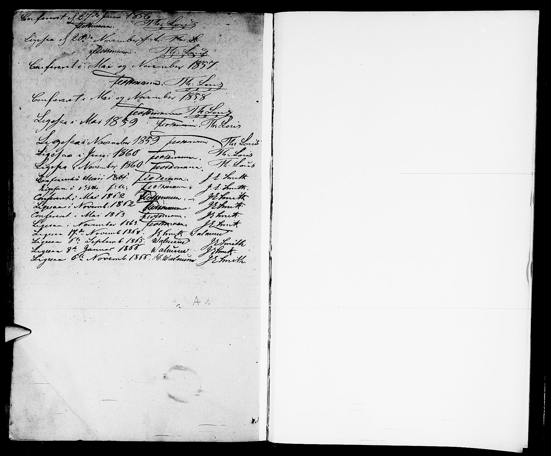 Nykirken Sokneprestembete, AV/SAB-A-77101/H/Hab: Parish register (copy) no. E 1, 1840-1866